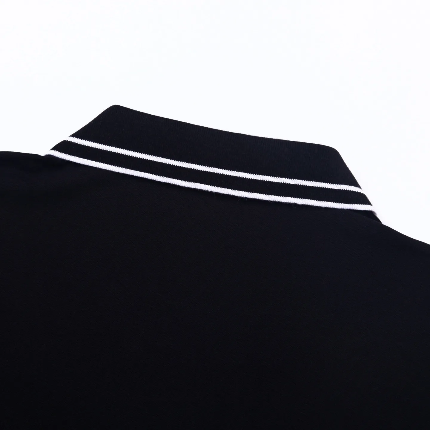 Logo-Patch Tipped Stretch-Piqué Polo Shirt D12511583 — view 8