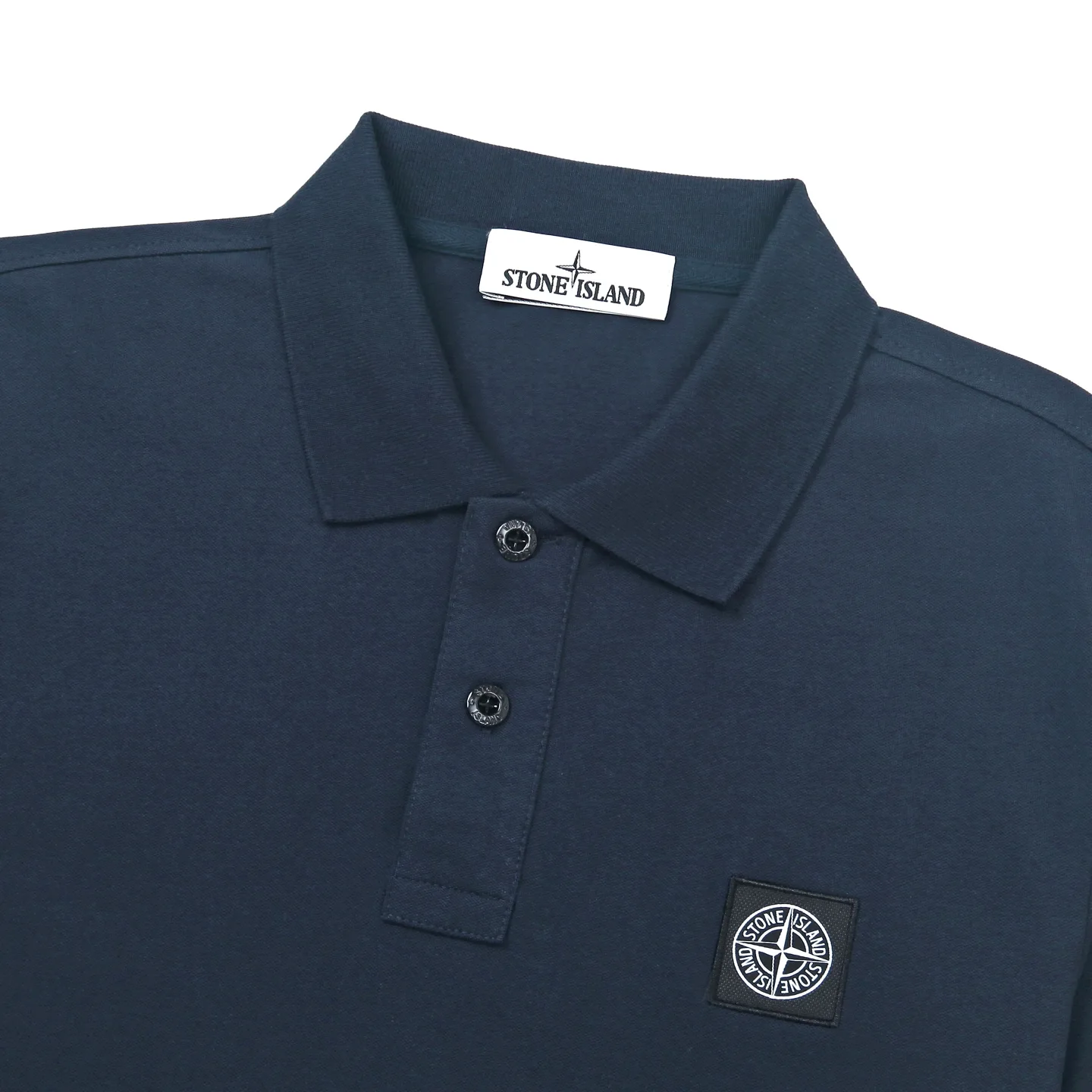 Logo-Patch Cotton-Piqué Polo Shirt D12511580 — view 3