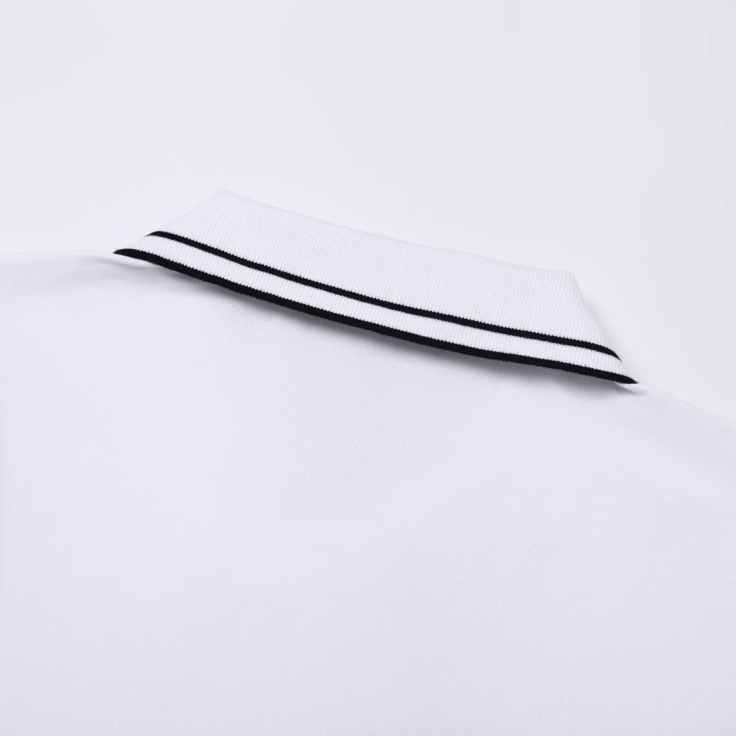 Logo-Patch Tipped Cotton-Piqué Polo Shirt D12511585 — view 8