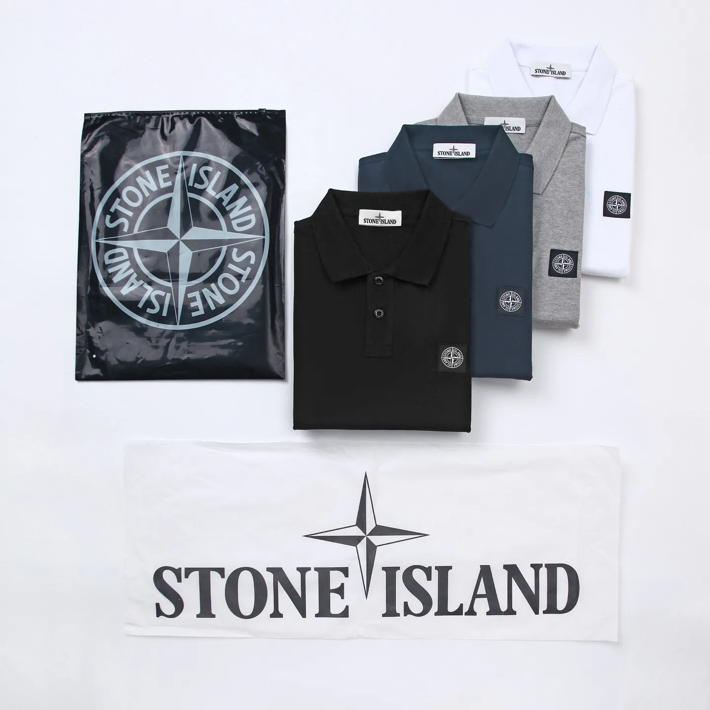 Logo-Patch Stretch-Cotton Piqué Polo Shirt D12511579 — view 9