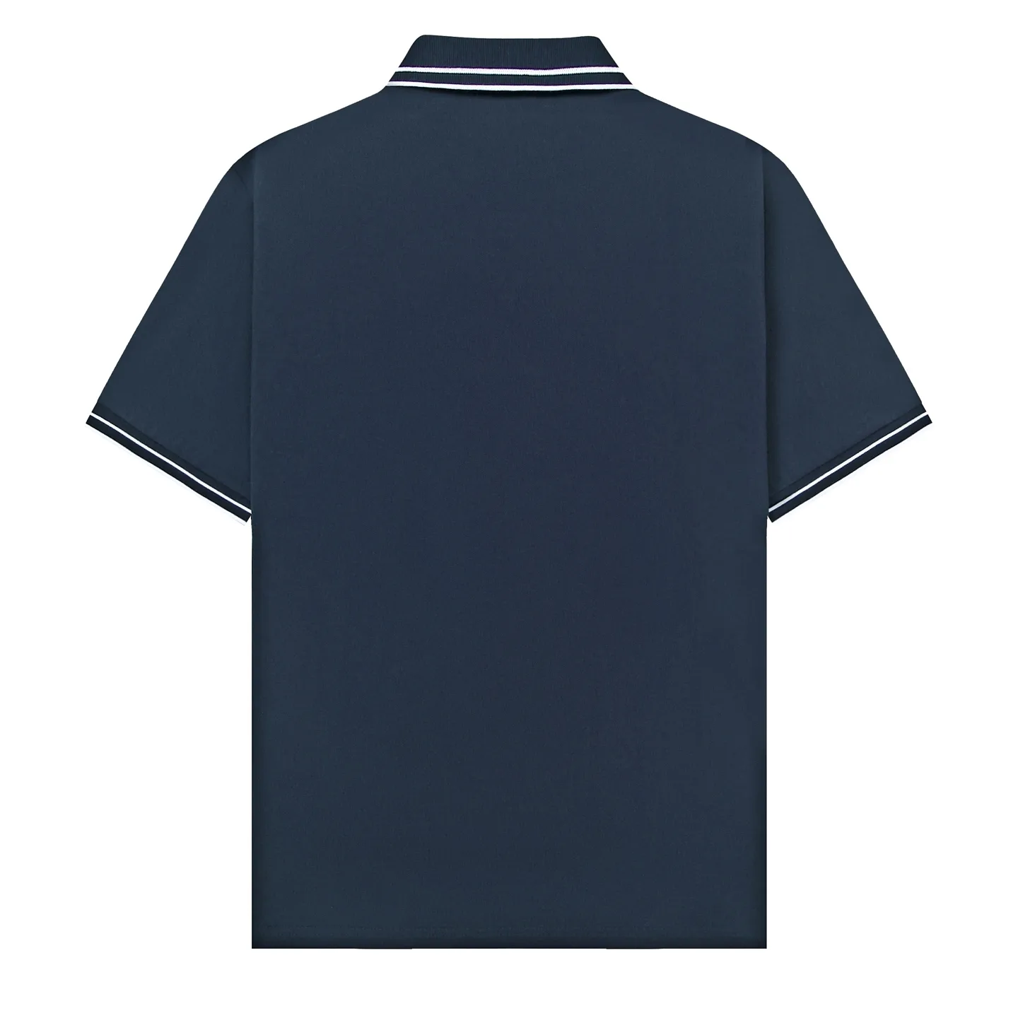 Logo-Patch Tipped Cotton-Pique Polo Shirt D12511584 — view 2