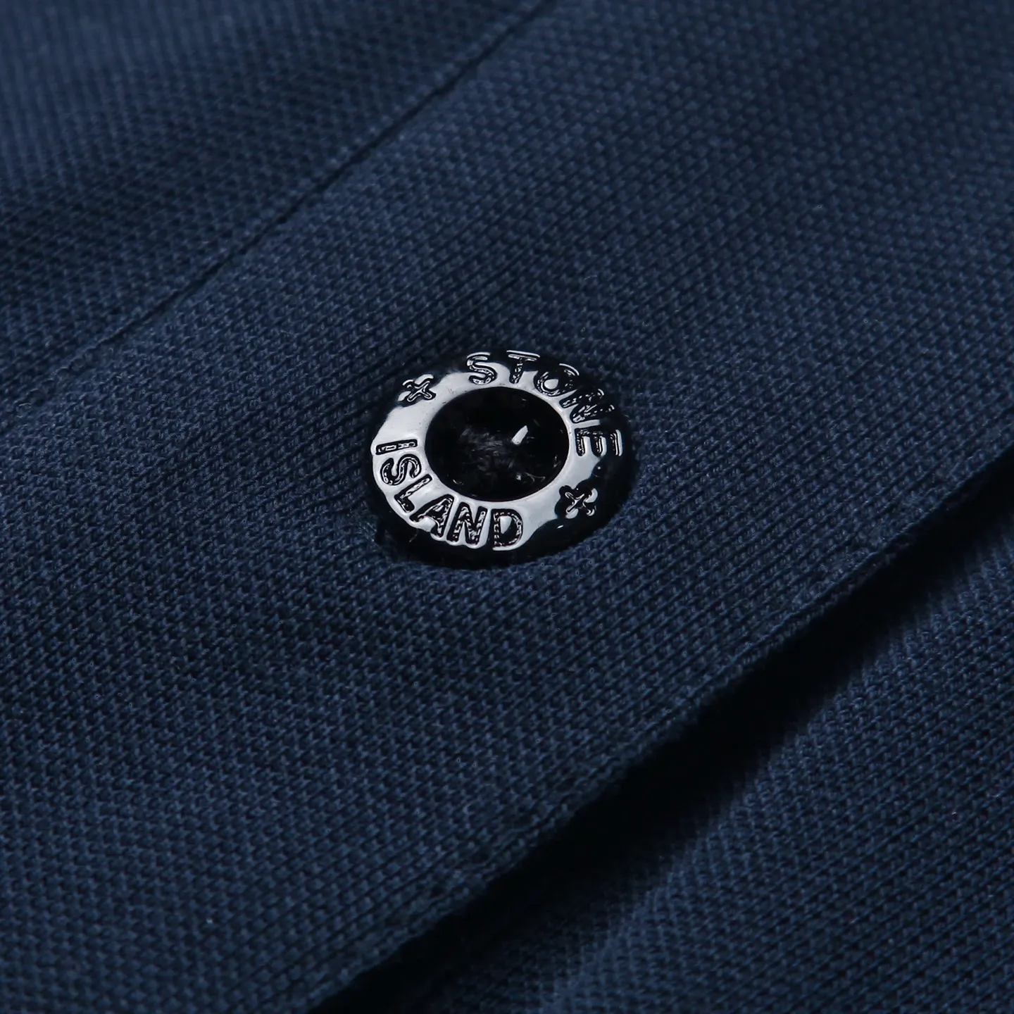 Logo-Patch Tipped Cotton-Pique Polo Shirt D12511584 — view 4