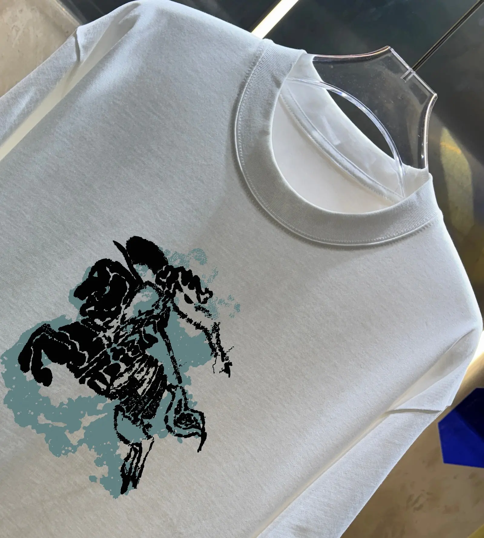 Equestrian Knight Print Cotton T-Shirt D13012970 — view 2