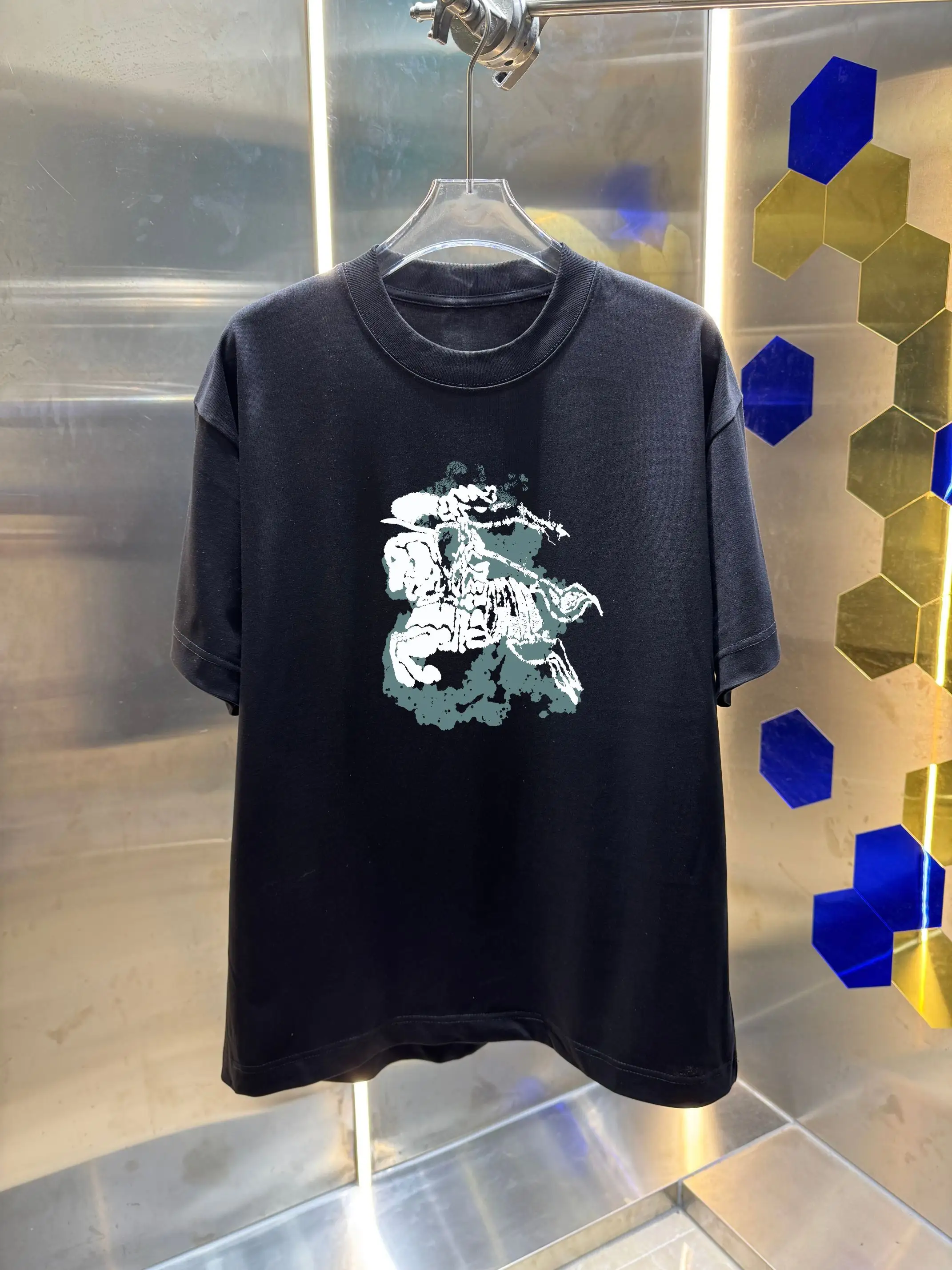 Logo Graphic Print Cotton T-Shirt D13012969
