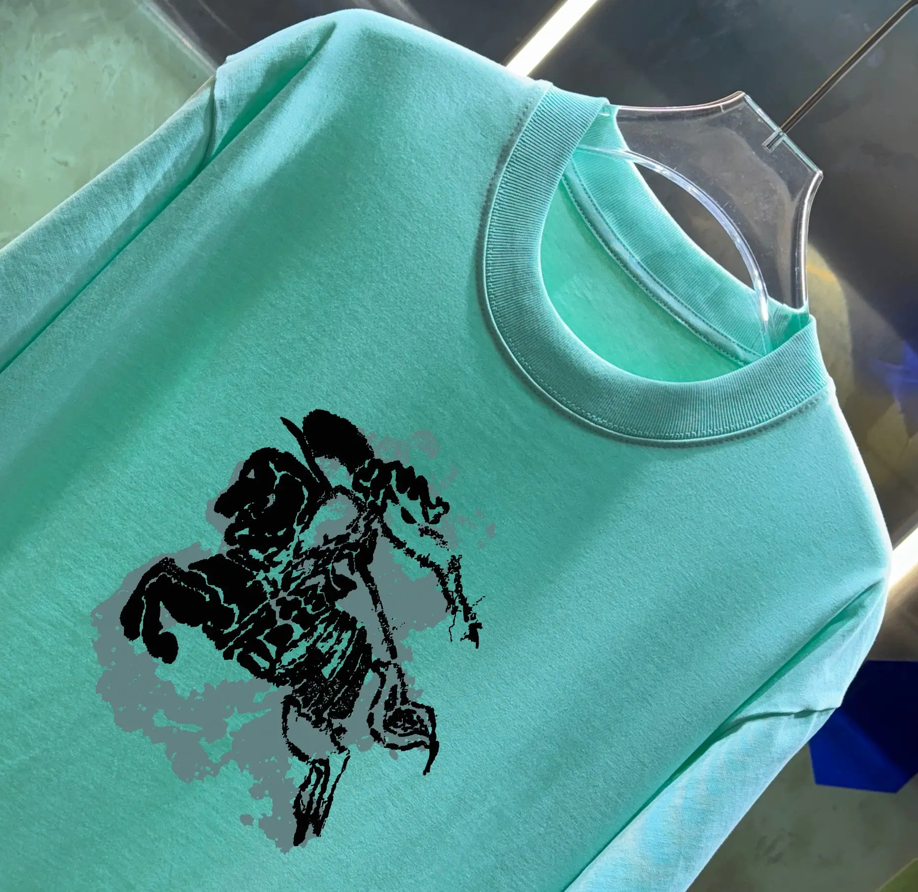 Logo Graphic Print Cotton T-Shirt D13012971 — view 2