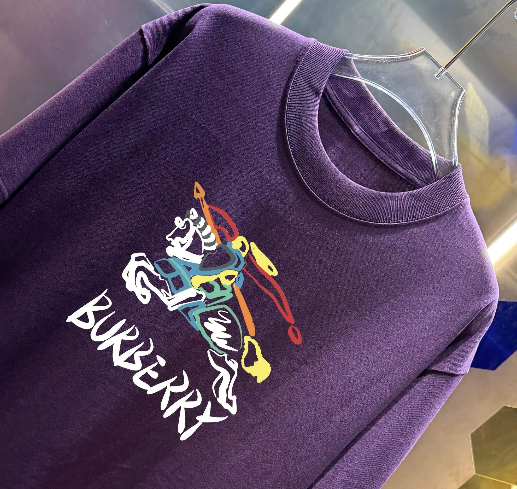 Logo Graphic Print Cotton T-Shirt D13012968 — view 2