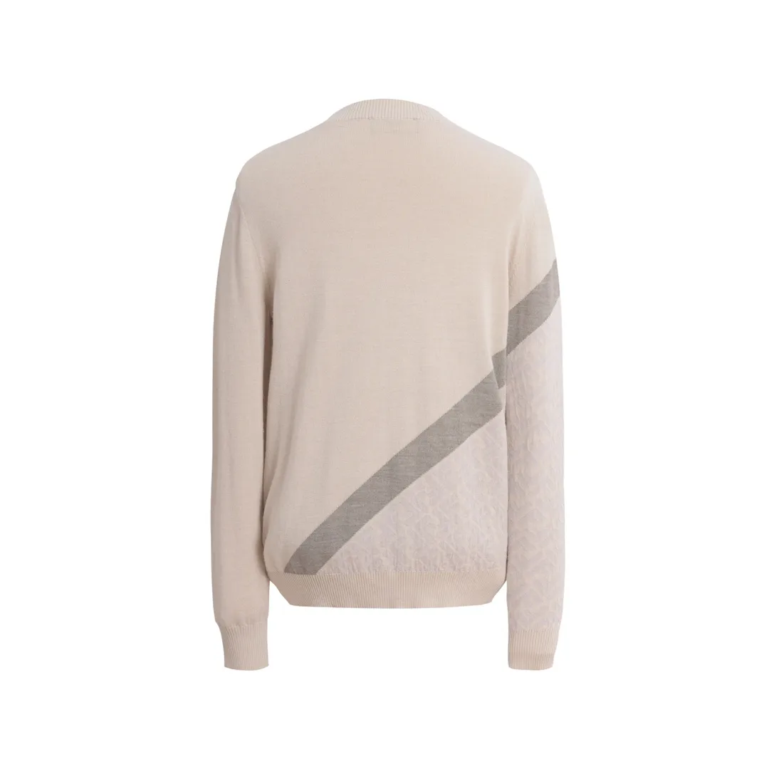 Logo-Intarsia Wool and Cashmere-Blend Sweater D13520370 — view 2