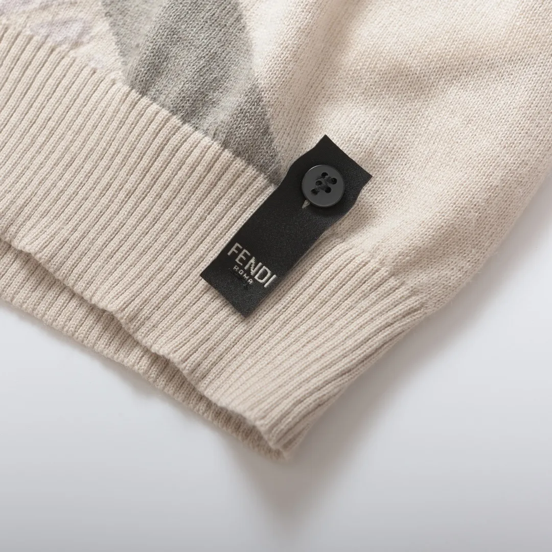 Logo-Intarsia Wool and Cashmere-Blend Sweater D13520370 — view 7