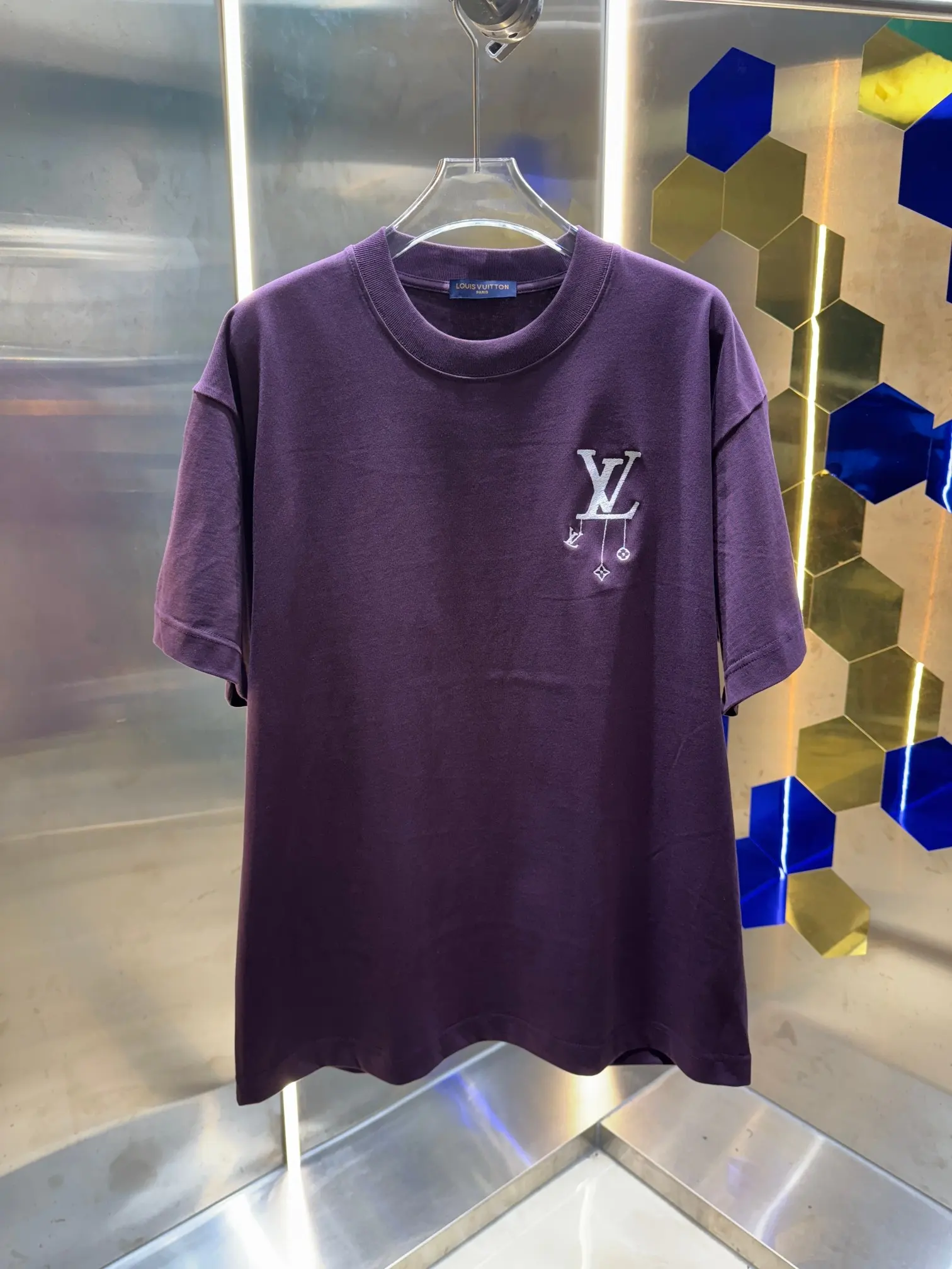 Embroidered Logo Oversized Cotton T-Shirt D13512996