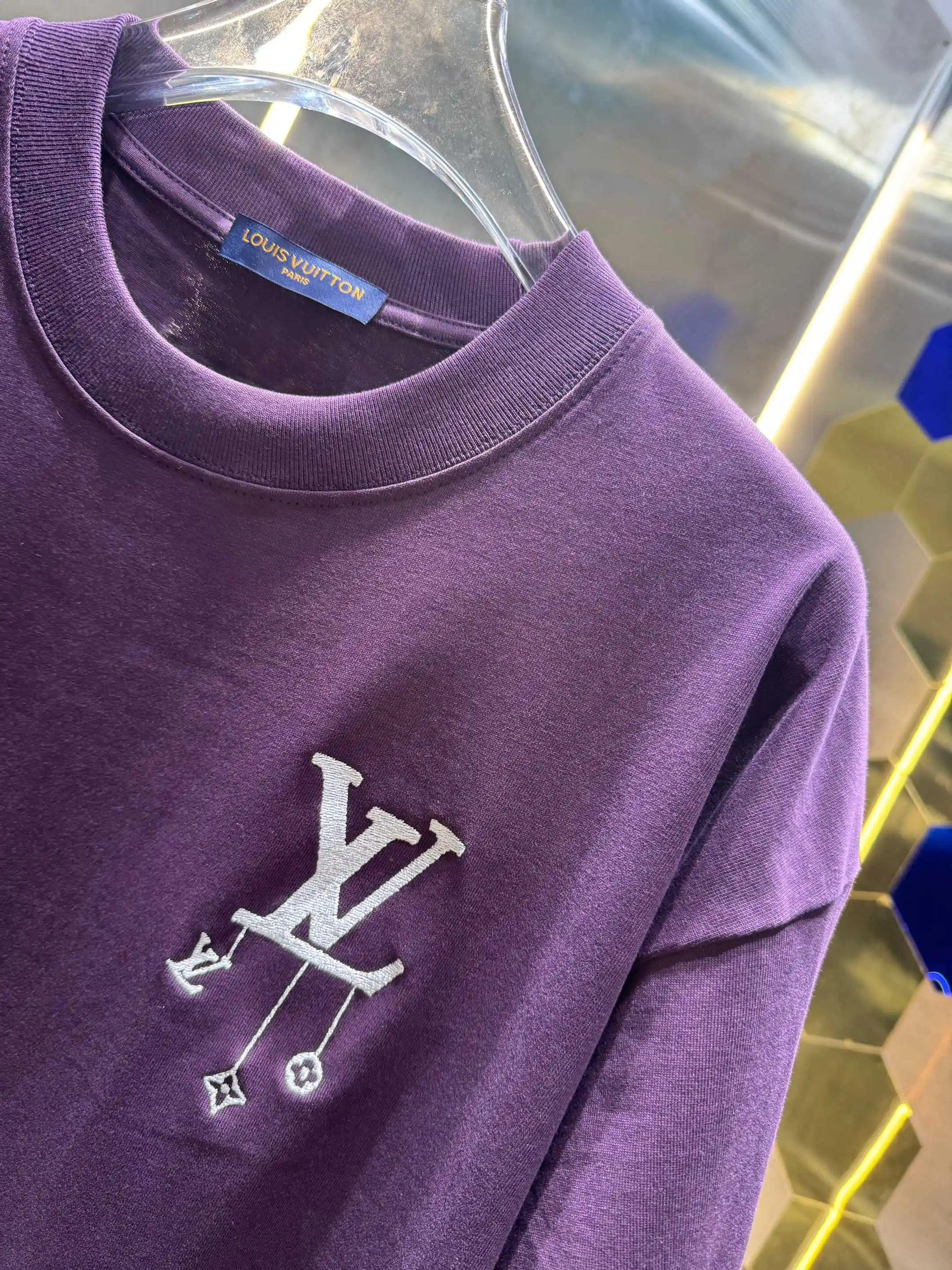 Embroidered Logo Oversized Cotton T-Shirt D13512996 — view 3