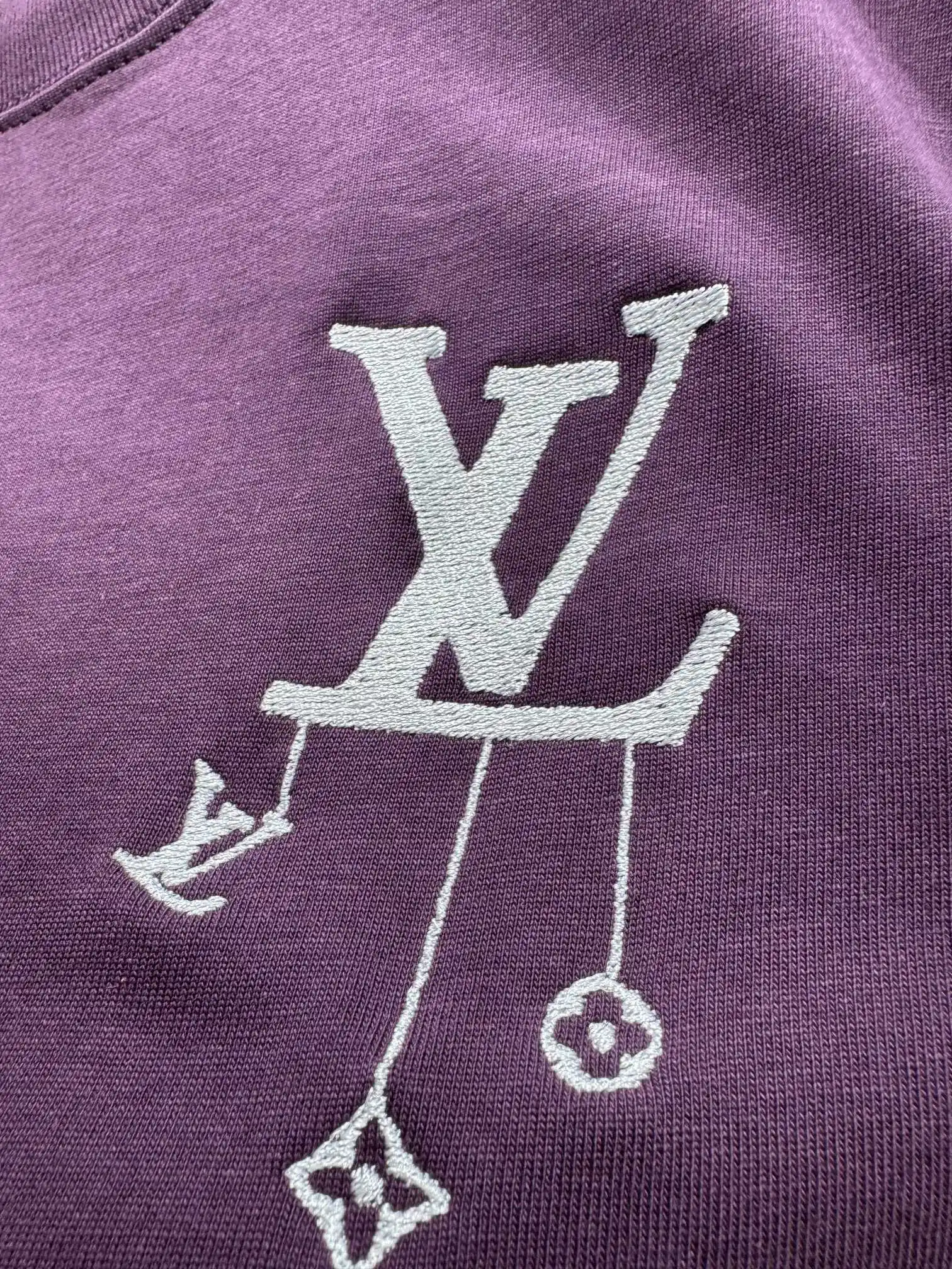 Embroidered Logo Oversized Cotton T-Shirt D13512996 — view 4