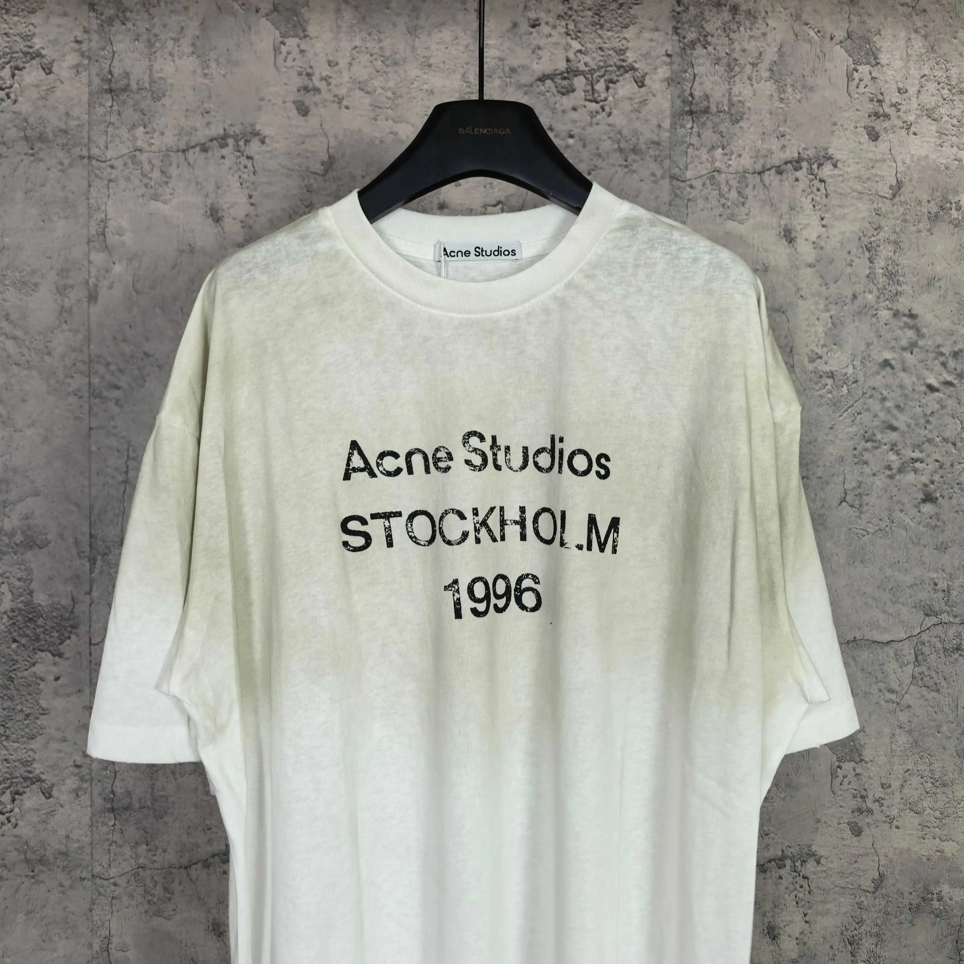 1996 Logo Distressed Cotton T-Shirt D13523274 — view 3