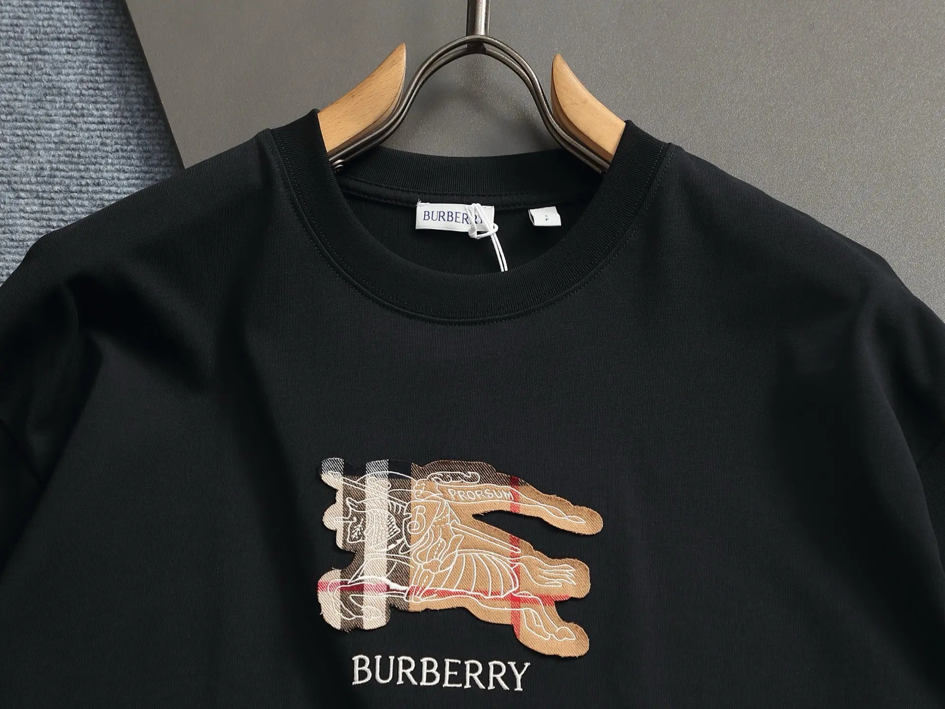 Logo Appliqué Cotton Jersey T-Shirt D13513279 — view 3