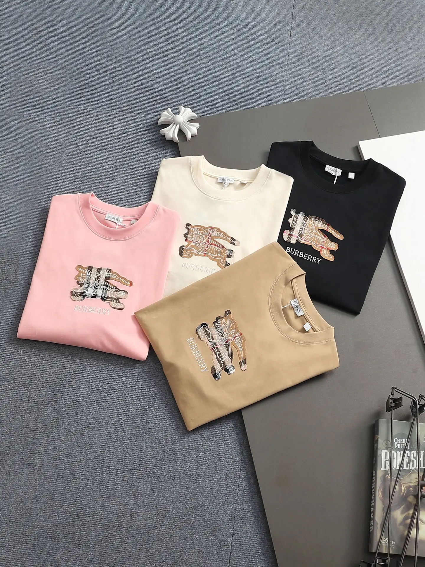 Logo Appliqué Cotton Jersey T-Shirt D13513279 — view 11