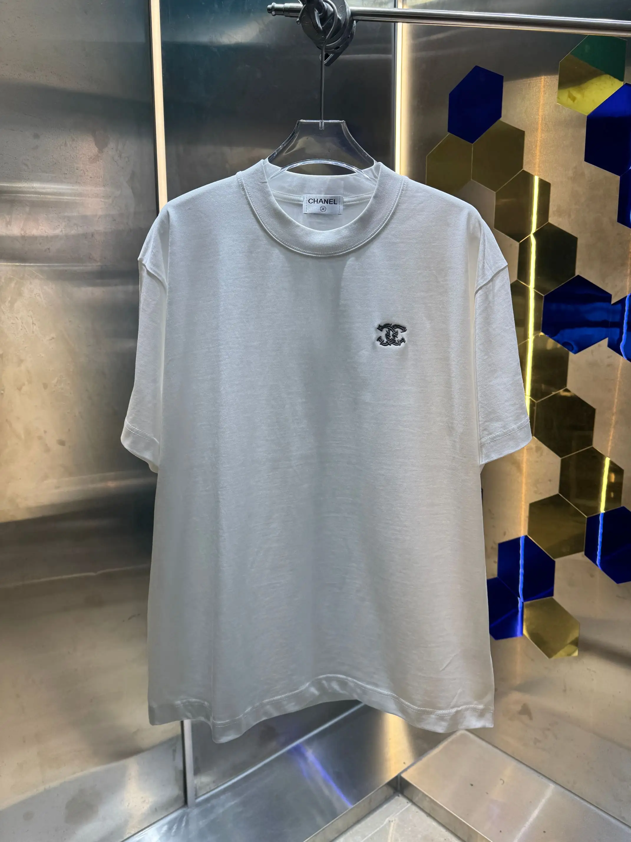 Embroidered Logo Cotton T-Shirt D13512990
