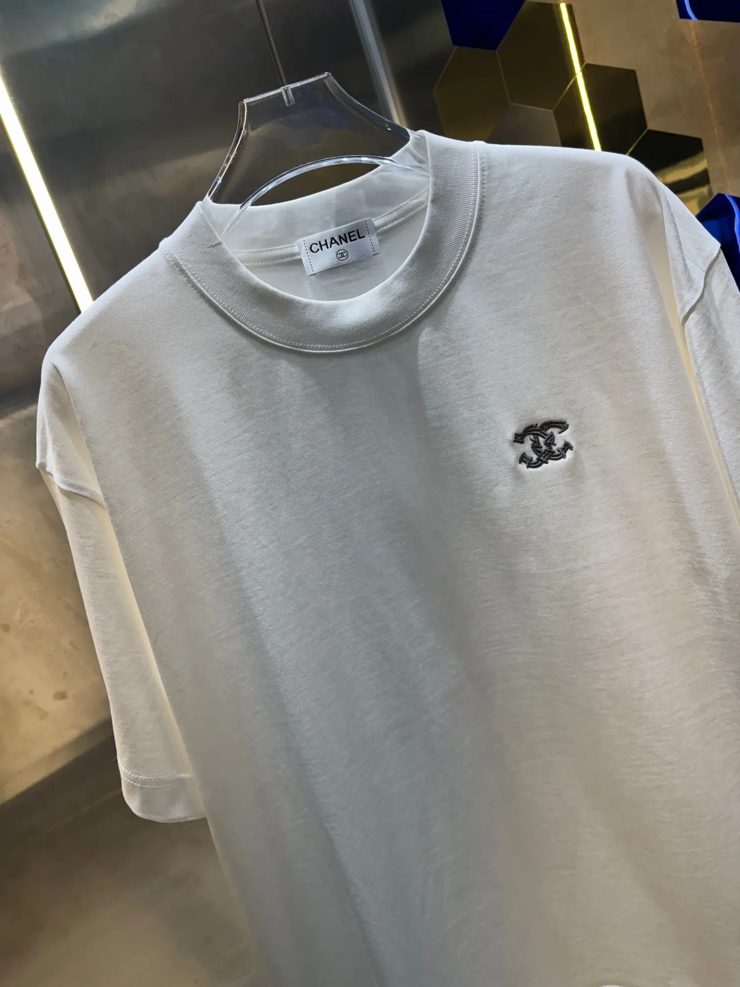 Embroidered Logo Cotton T-Shirt D13512990 — view 2