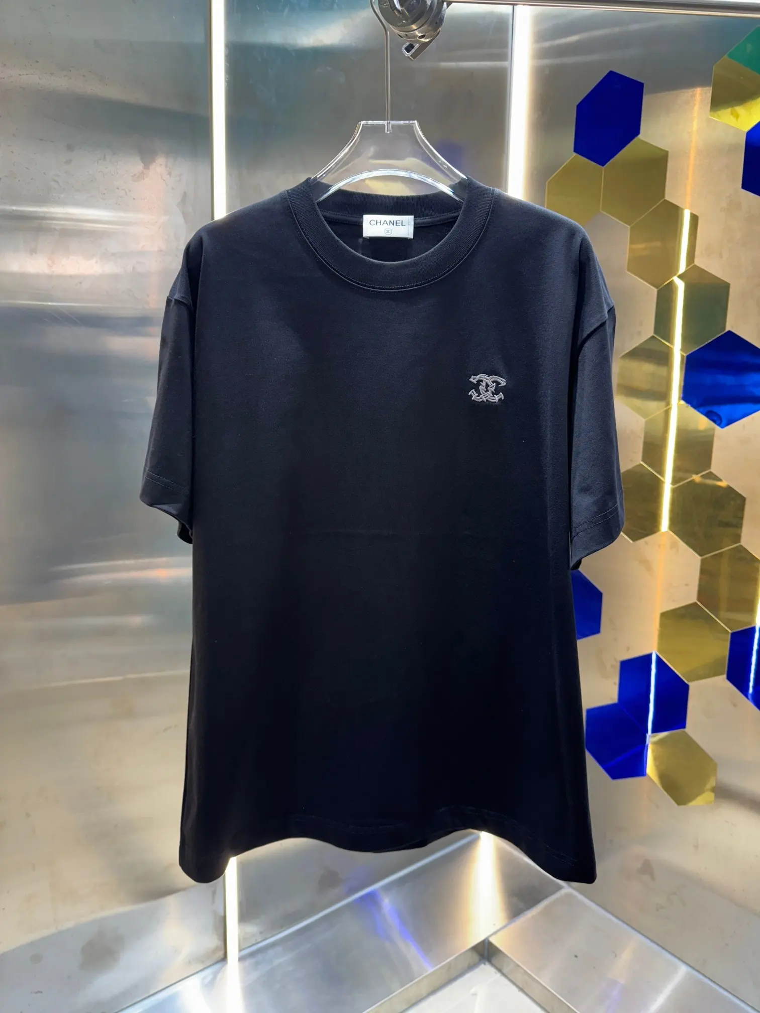 Embroidered Logo Cotton T-Shirt D13512989