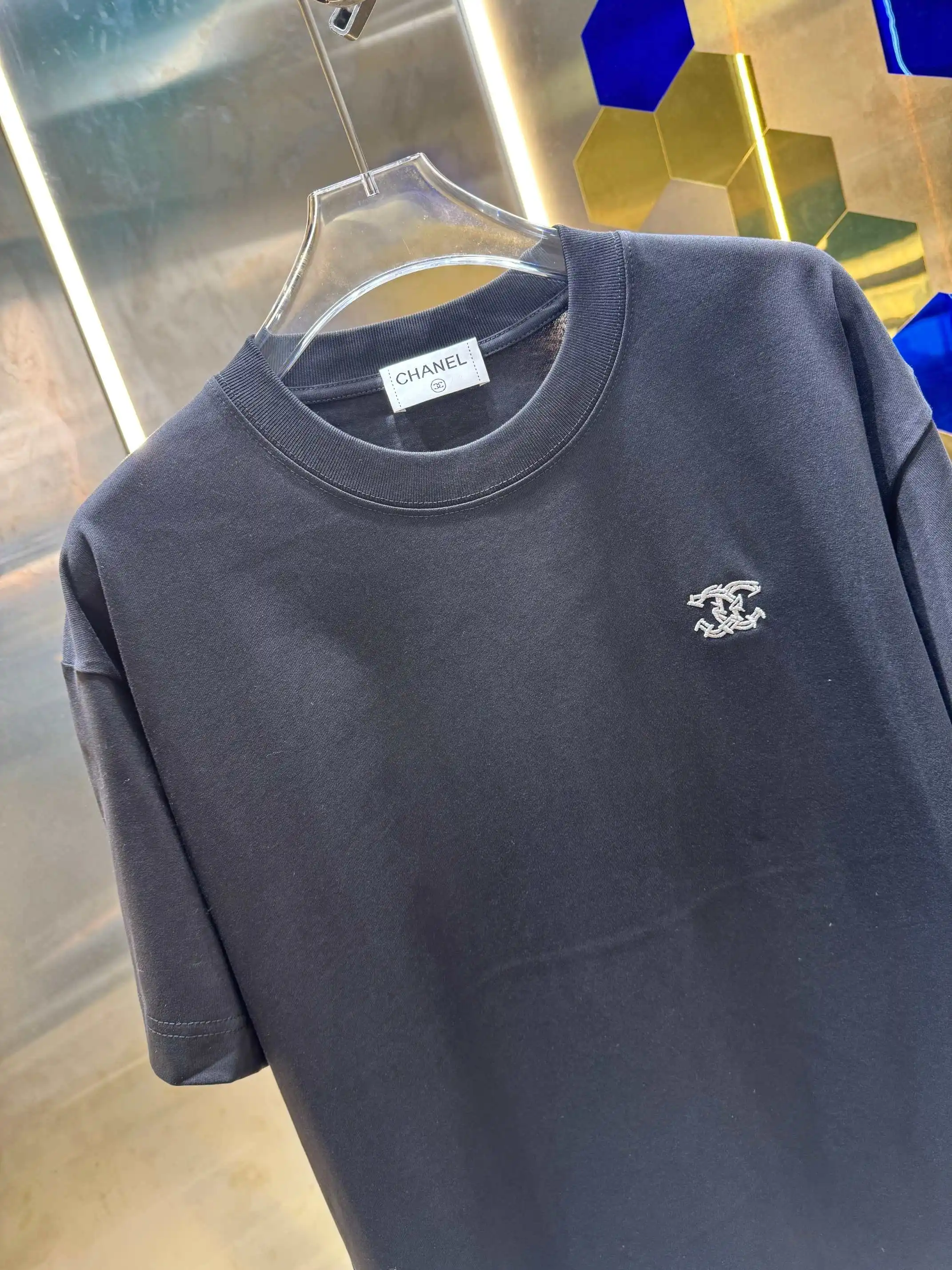 Embroidered Logo Cotton T-Shirt D13512989 — view 2