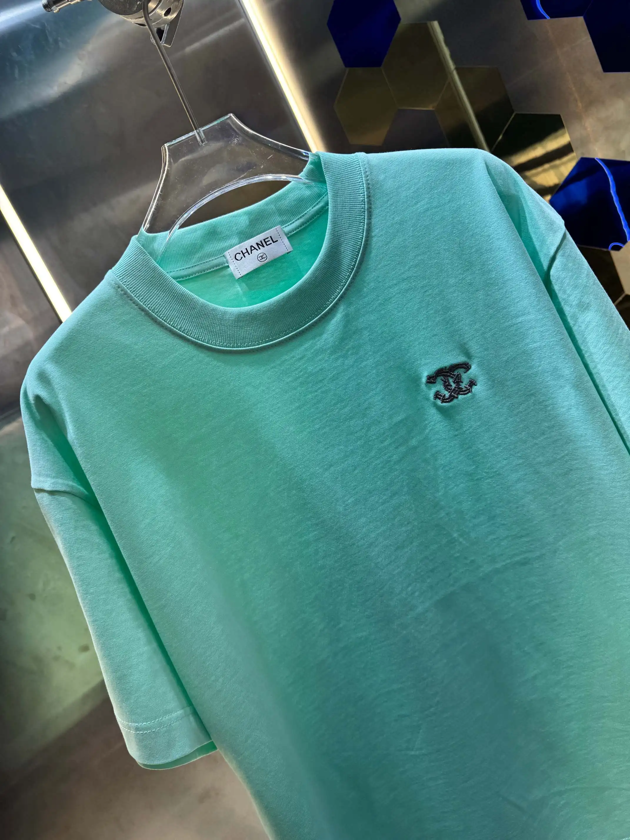 Embroidered Logo Cotton Jersey T-Shirt D13512991 — view 2