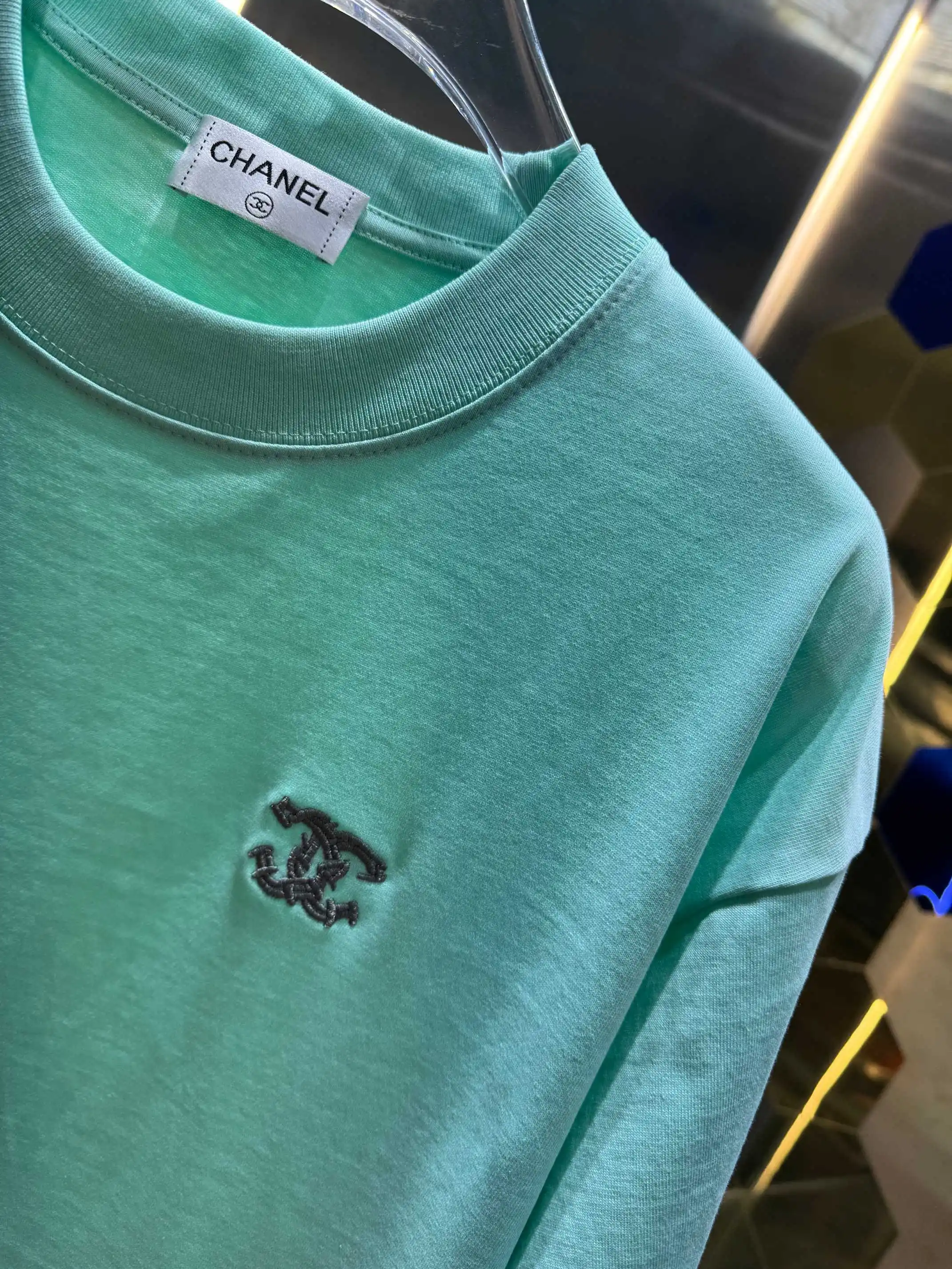Embroidered Logo Cotton Jersey T-Shirt D13512991 — view 3