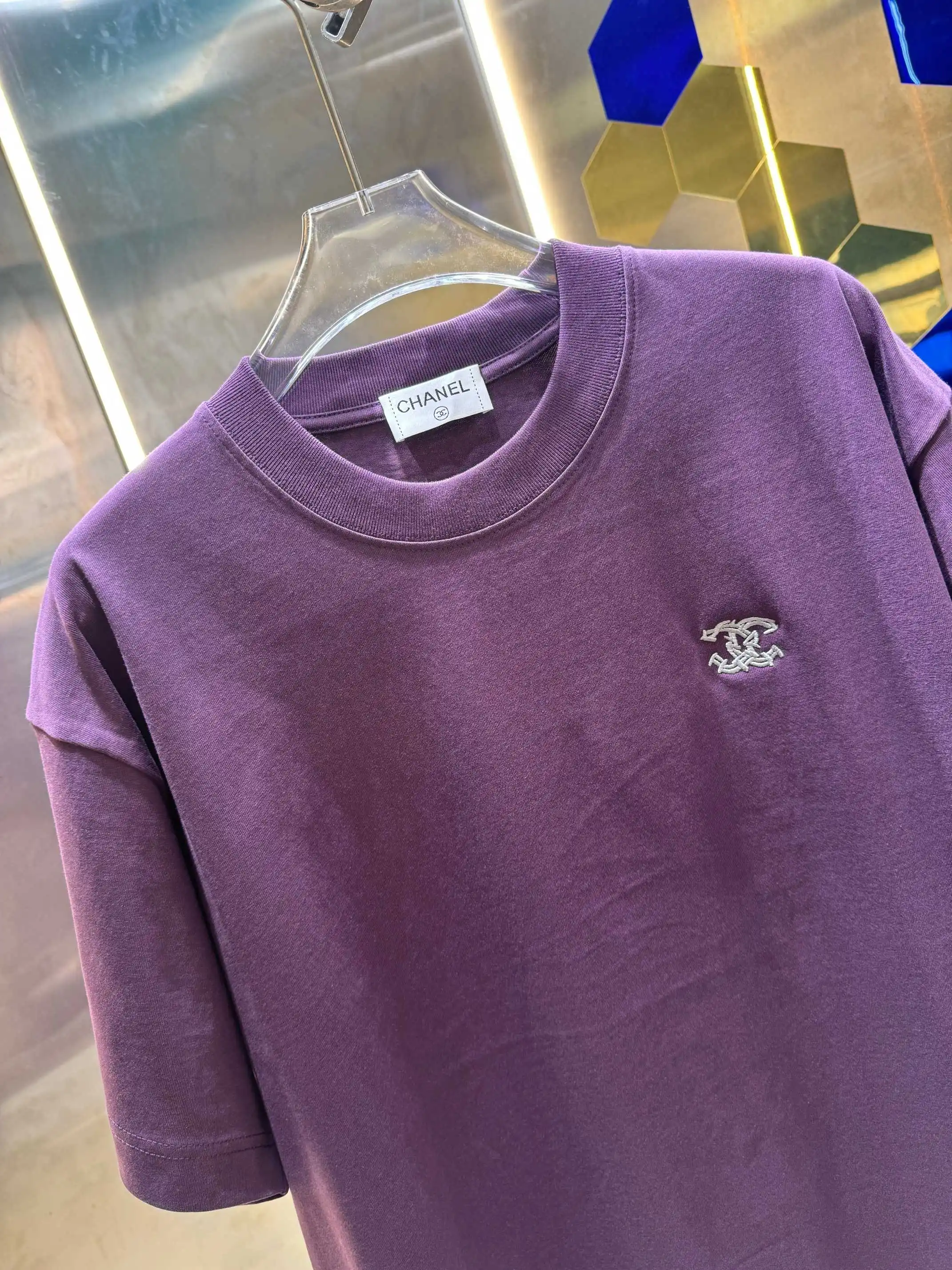 Embroidered Logo Cotton Jersey T-Shirt D13512992 — view 2