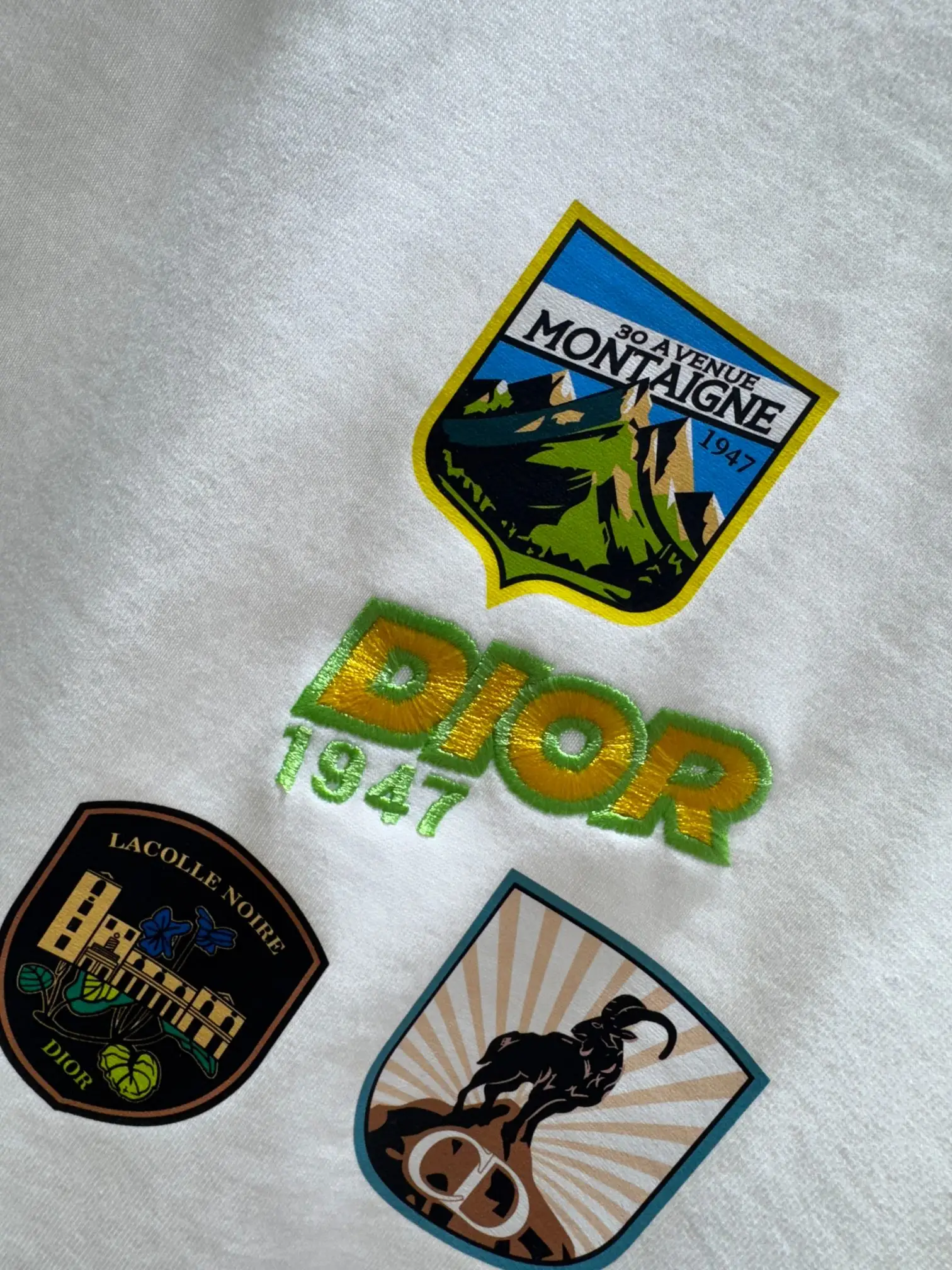 Logo Patch Embroidered Cotton T-Shirt D13512986 — view 4