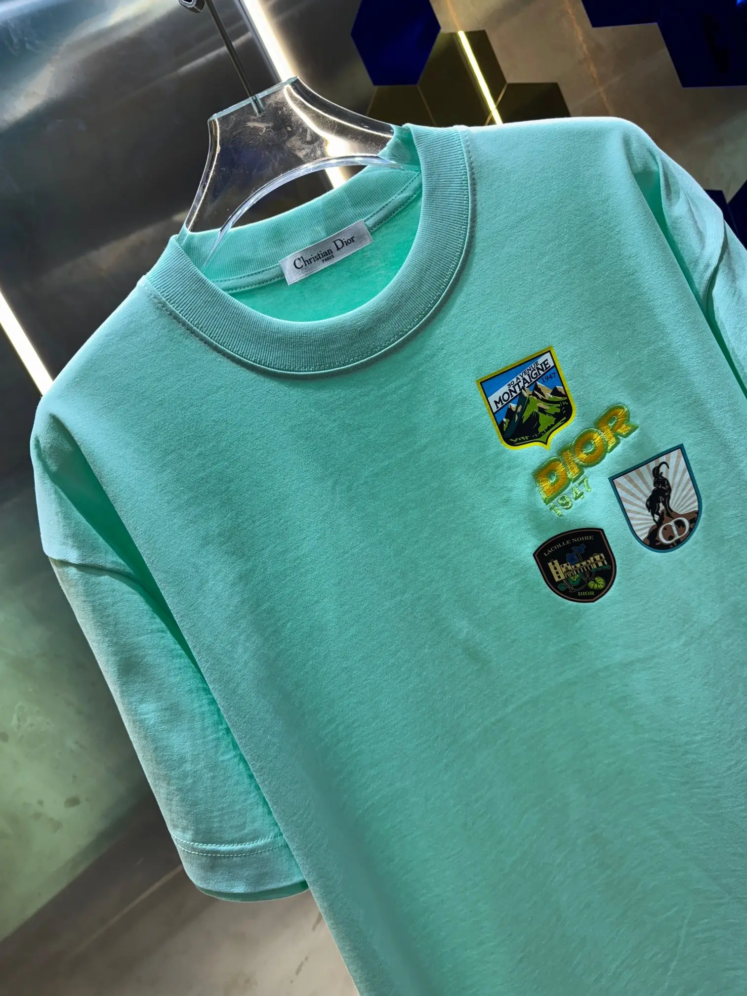 Logo Patch Embroidered Cotton T-Shirt D13512987 — view 2