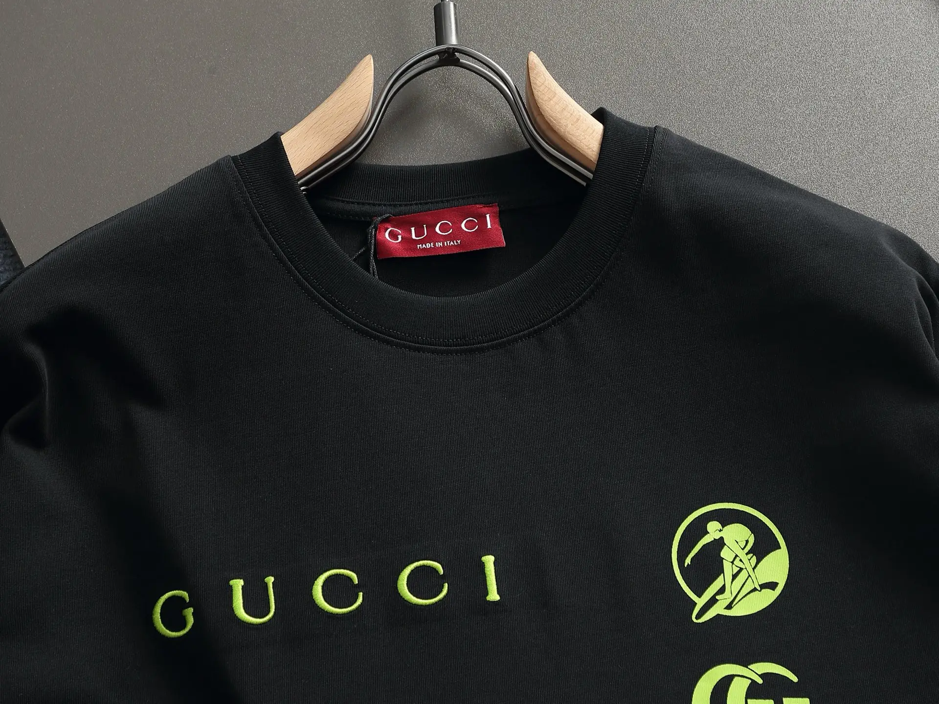 Logo Print Cotton Jersey T-Shirt D13513402 — view 3