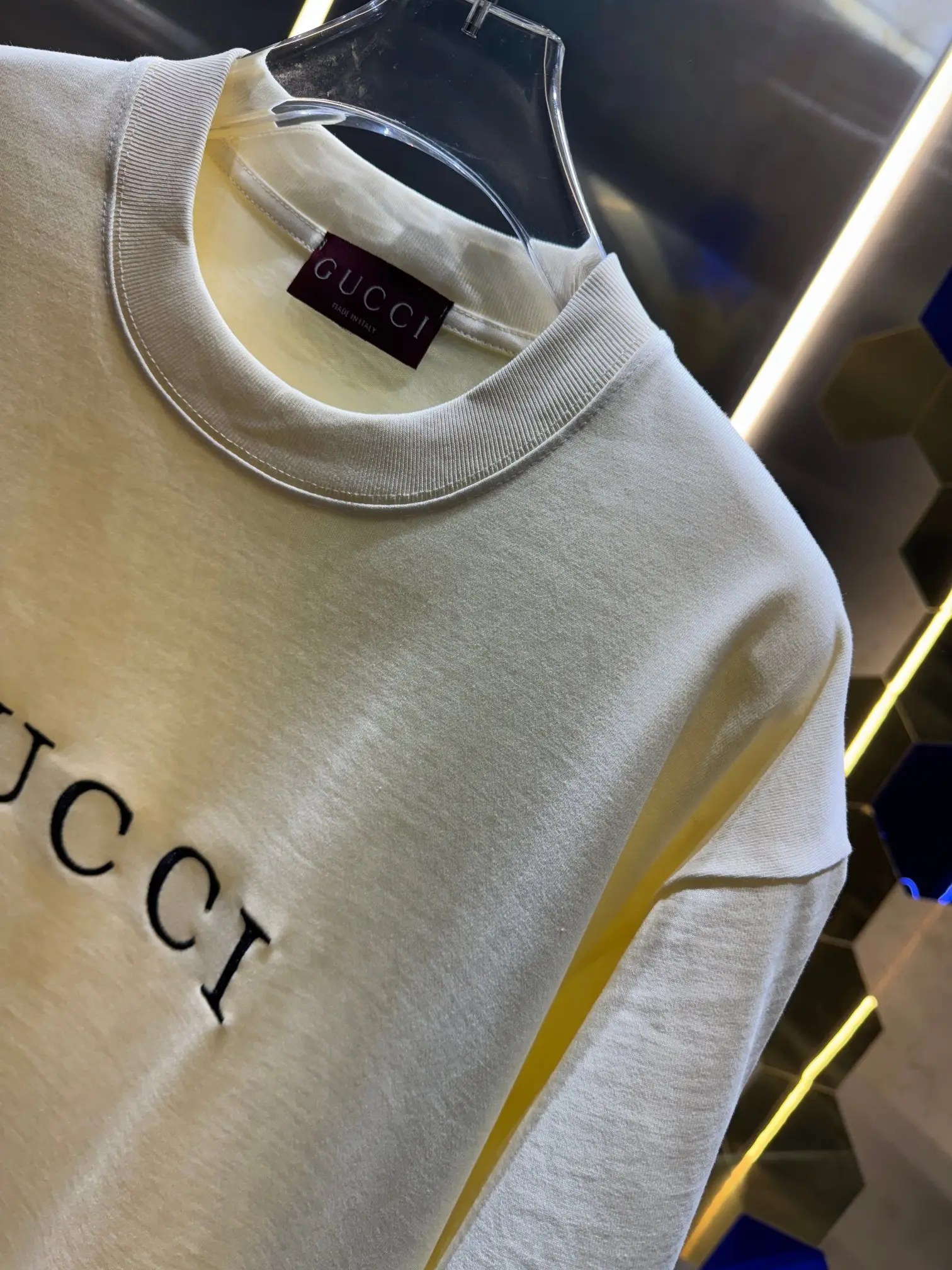 Logo Embroidered Cotton Jersey T-Shirt D13512983 — view 4