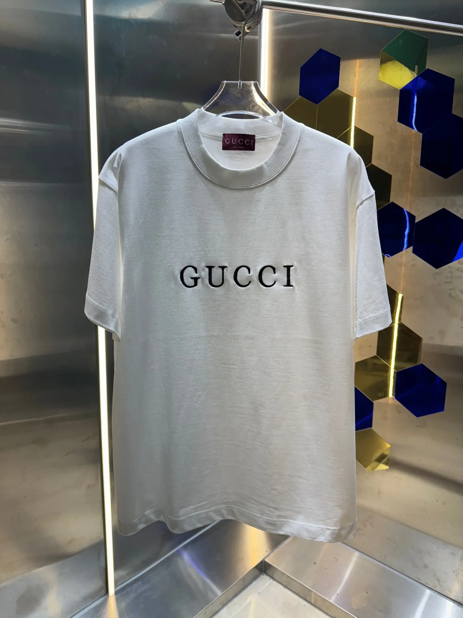 Logo Embroidered Cotton Jersey T-Shirt D13512982