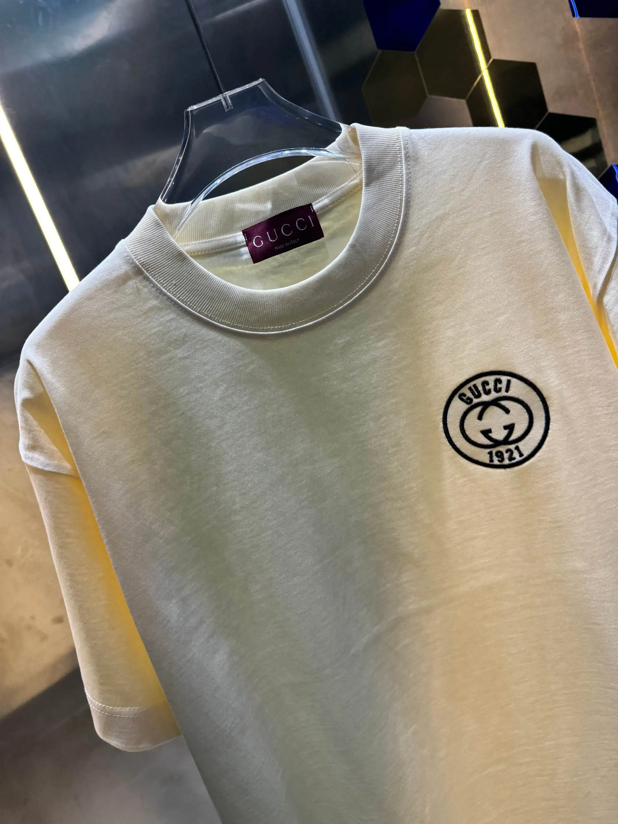 Logo-Embroidered Cotton-Jersey T-Shirt D13512979 — view 2