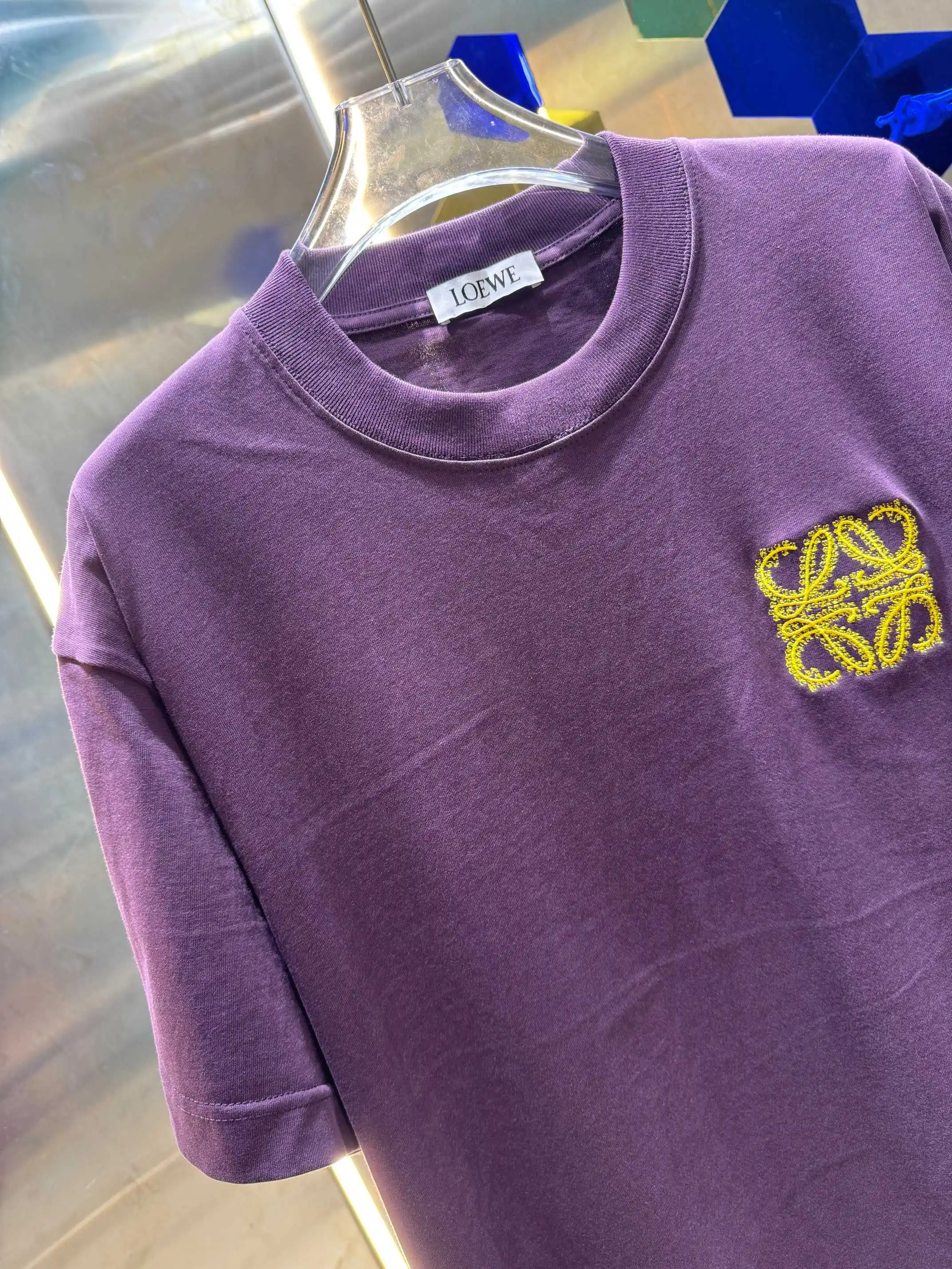 Anagram Embroidered Cotton T-Shirt D13513000 — view 2