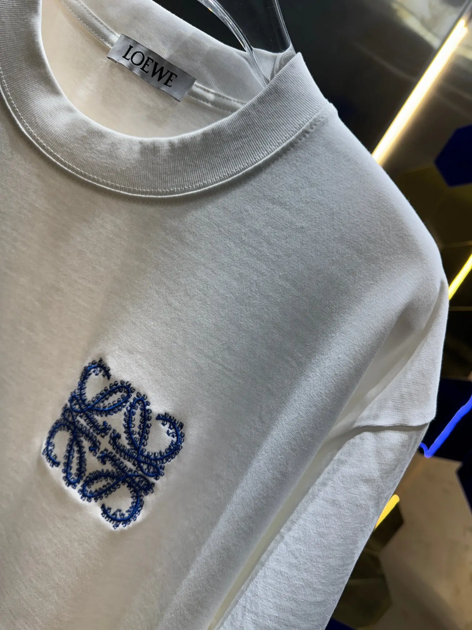 Anagram Embroidered Cotton T-Shirt D13512998 — view 4