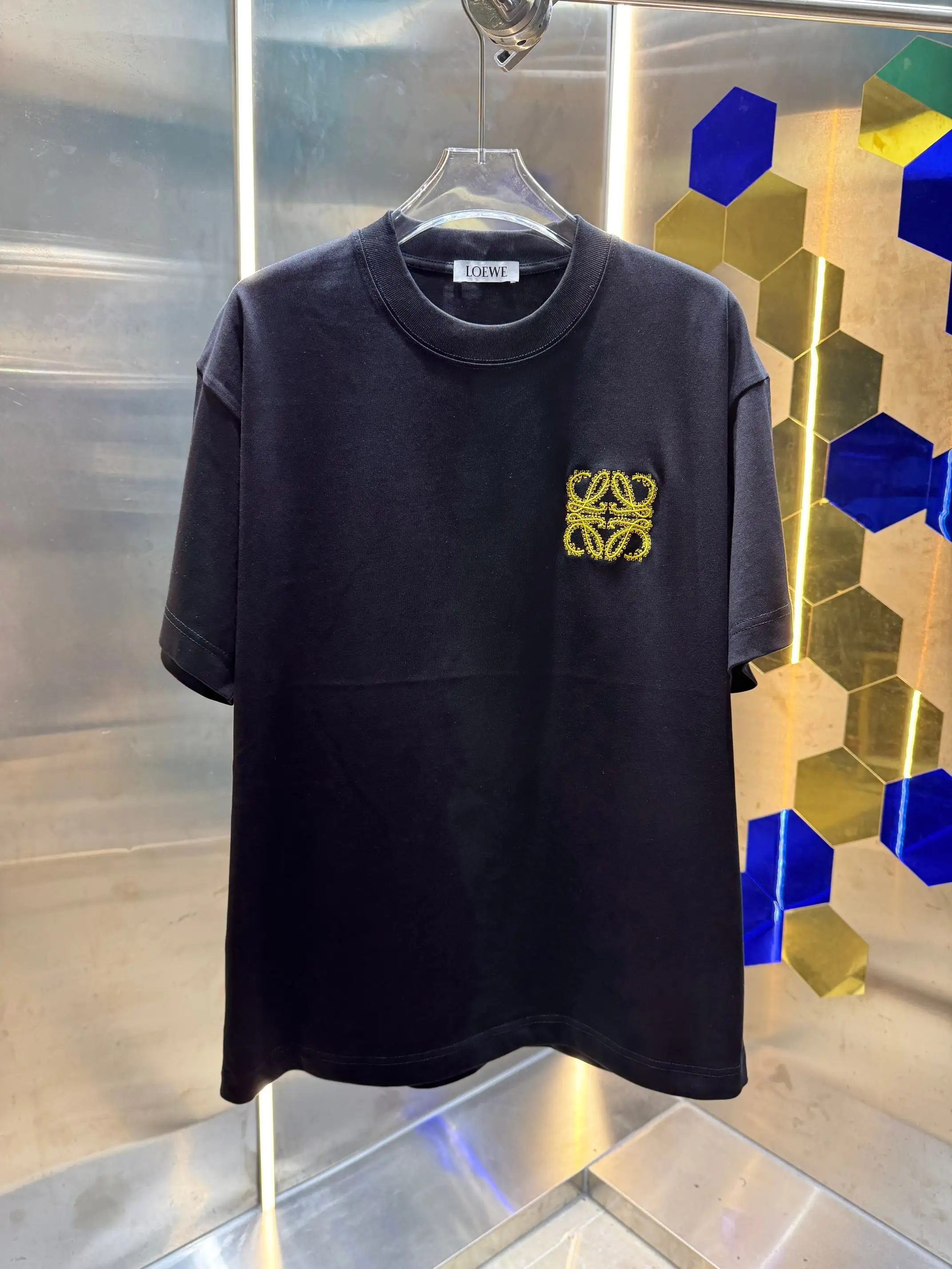 Anagram Embroidered Cotton T-Shirt D13512997