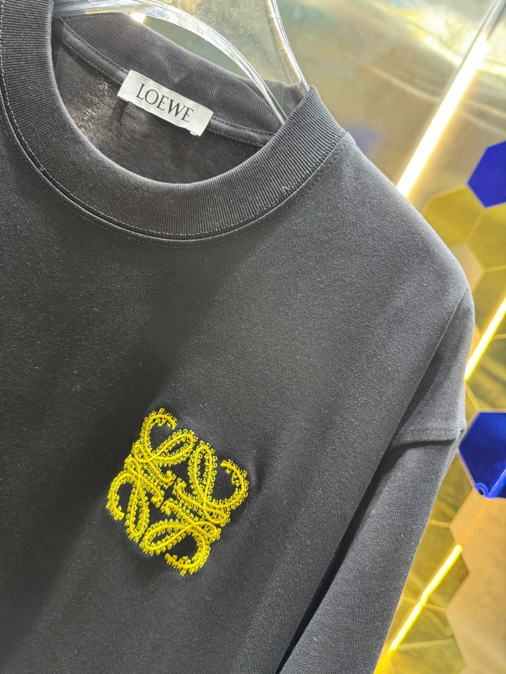 Anagram Embroidered Cotton T-Shirt D13512997 — view 3