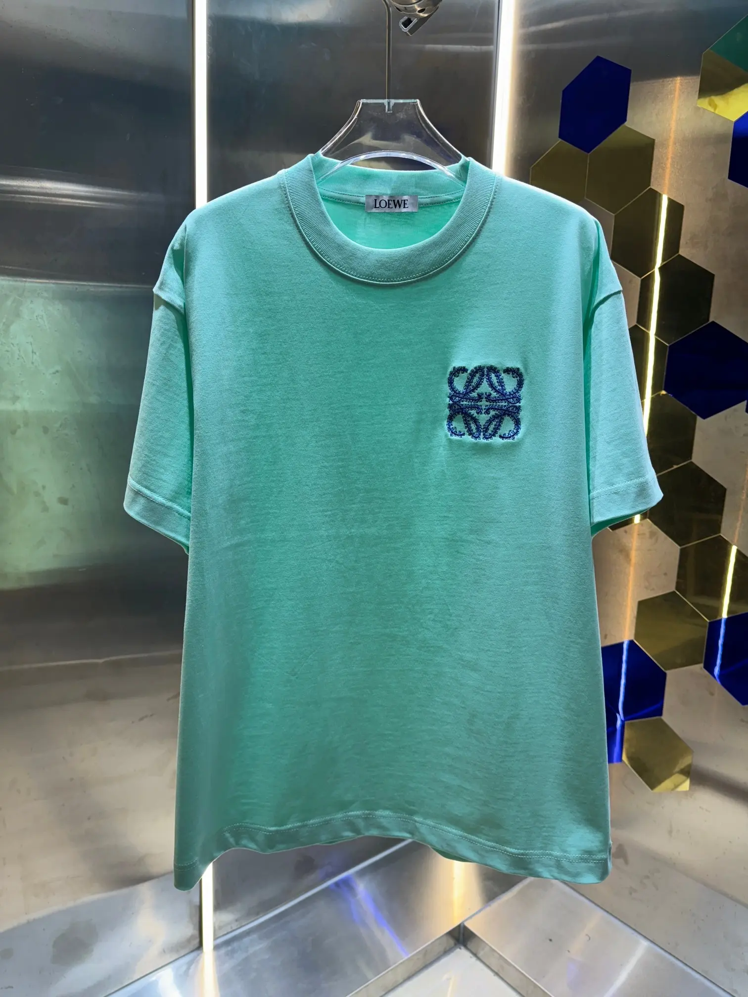 Anagram Embroidered Cotton T-Shirt D13512999