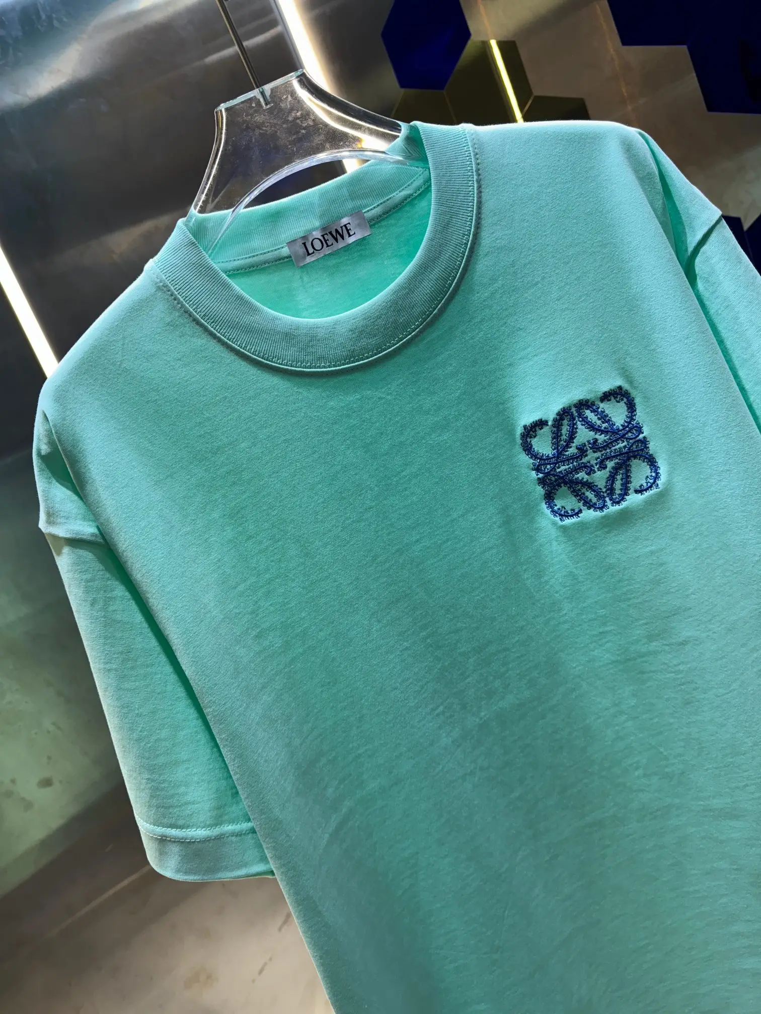Anagram Embroidered Cotton T-Shirt D13512999 — view 2