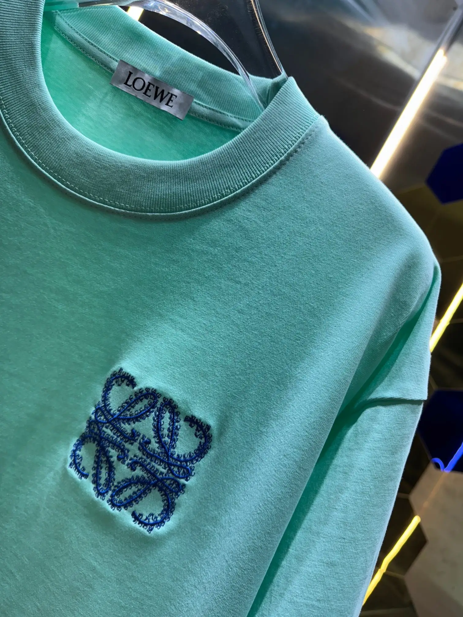Anagram Embroidered Cotton T-Shirt D13512999 — view 3