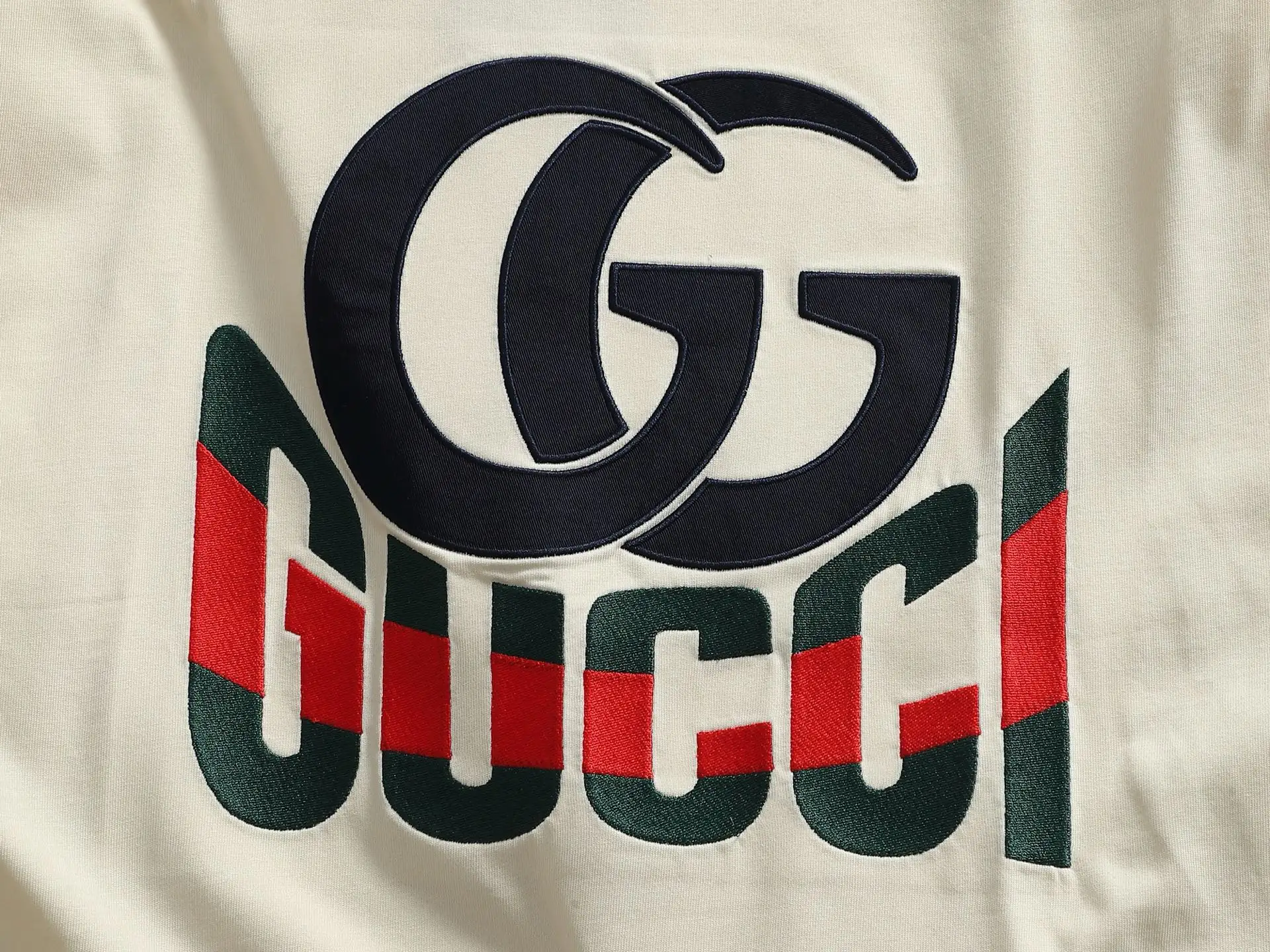 Interlocking G Embroidered Cotton T-Shirt D13513272 — view 4
