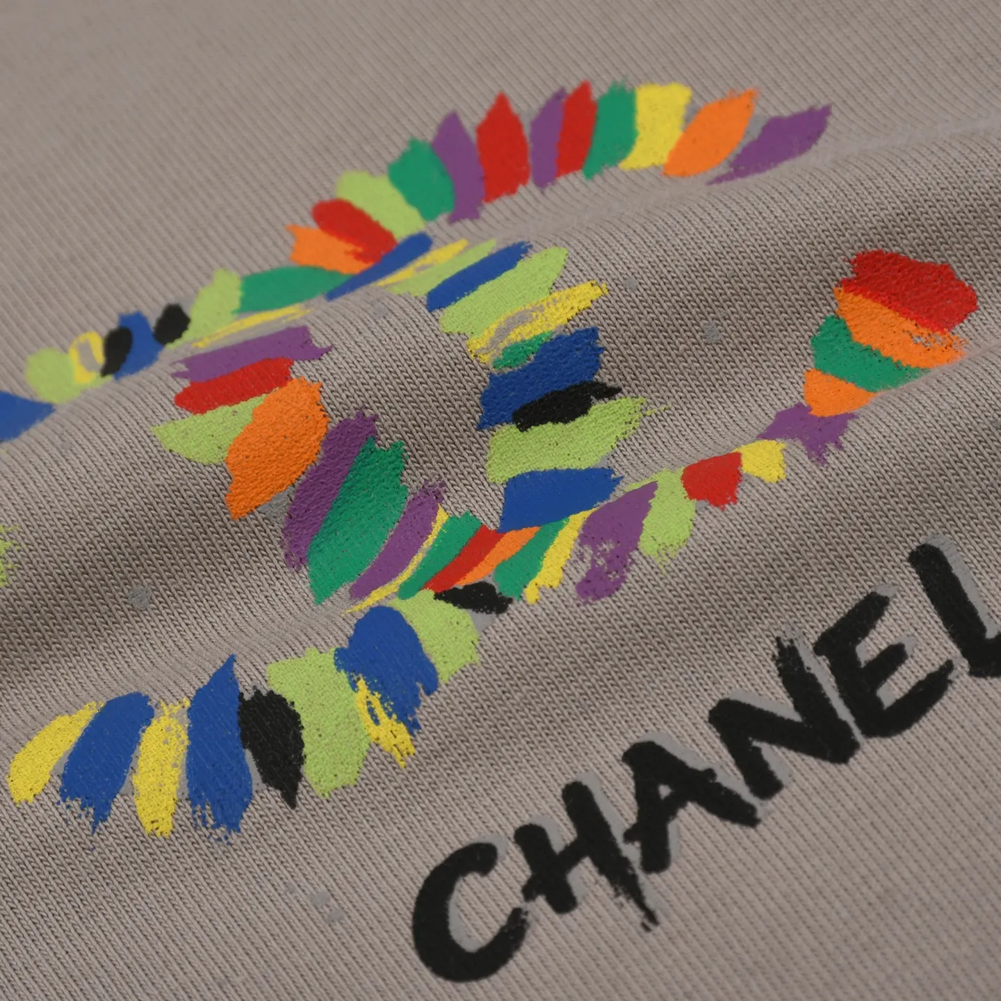 Graffiti Logo Cotton T-Shirt D13512063 — view 6