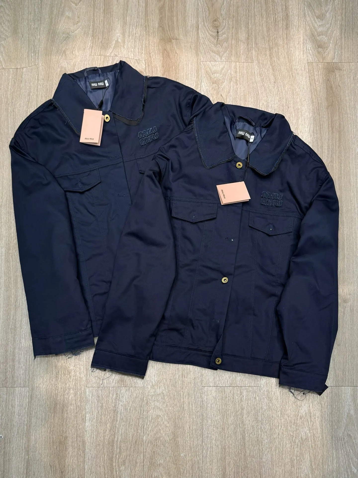 Logo Embroidered Wool-Blend Jacket D13915682