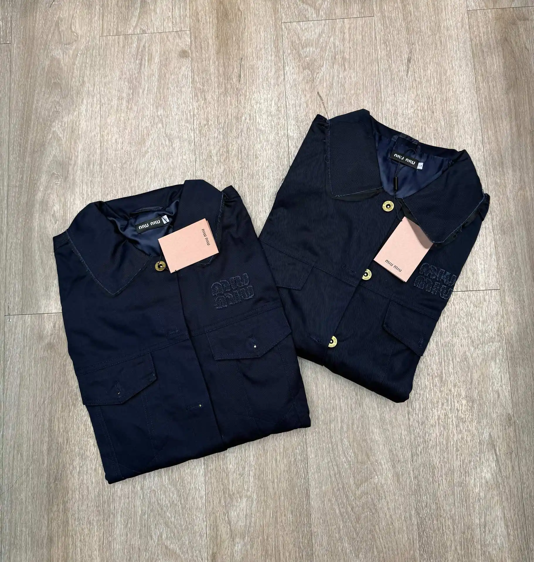 Logo Embroidered Wool-Blend Jacket D13915682 — view 2