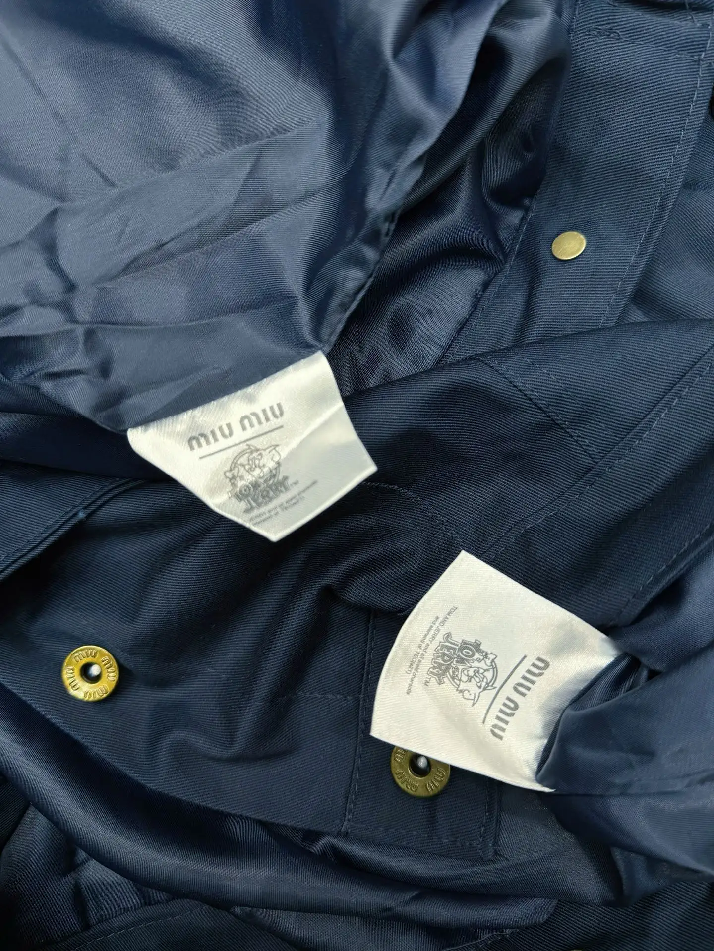 Logo Embroidered Wool-Blend Jacket D13915682 — view 4