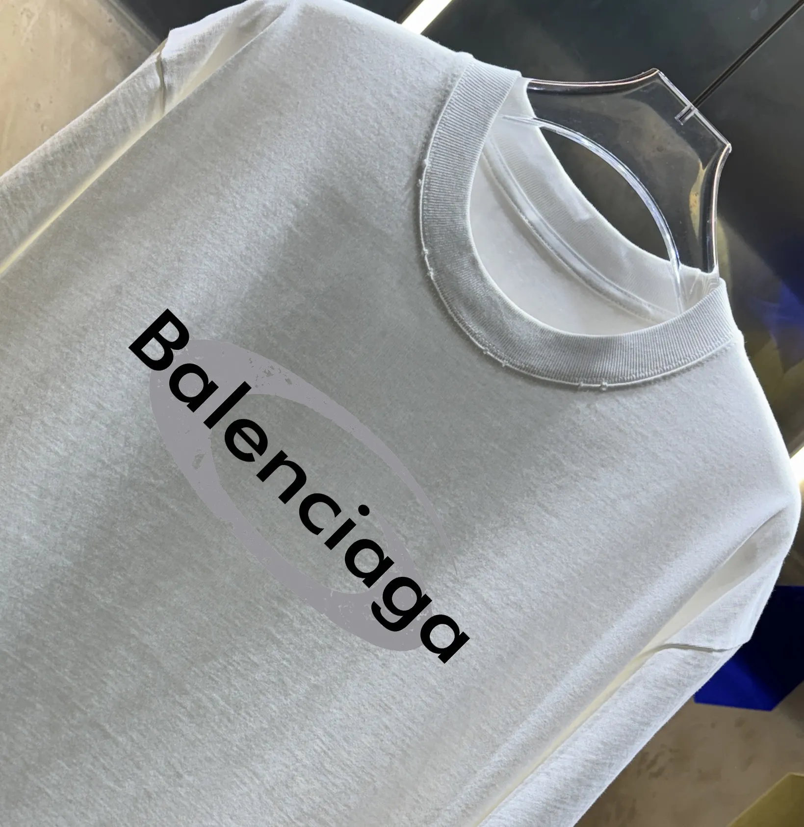 Logo Print Distressed Cotton T-Shirt D14013013 — view 2