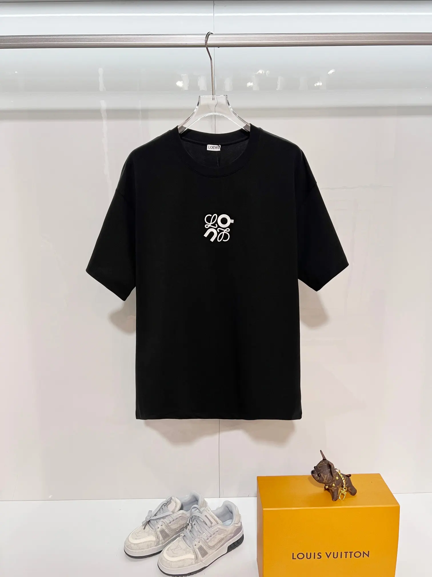 Loewe x On Embroidered Cotton T-Shirt D14013046