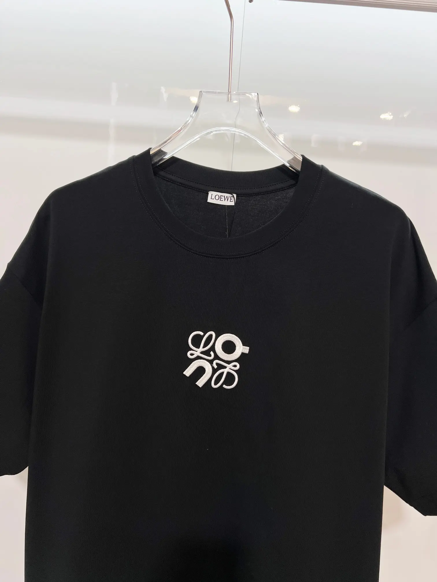 Loewe x On Embroidered Cotton T-Shirt D14013046 — view 3