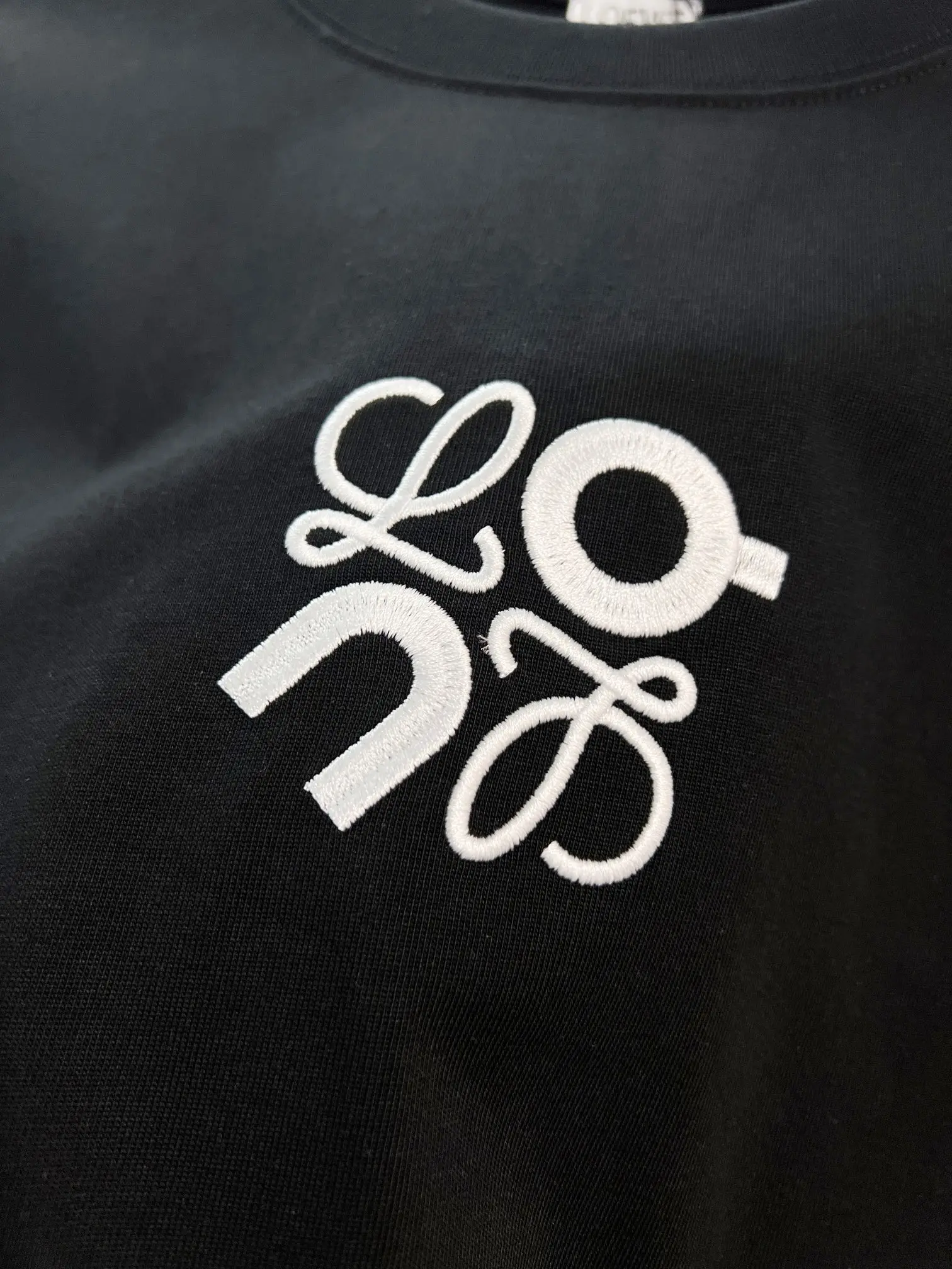Loewe x On Embroidered Cotton T-Shirt D14013046 — view 5