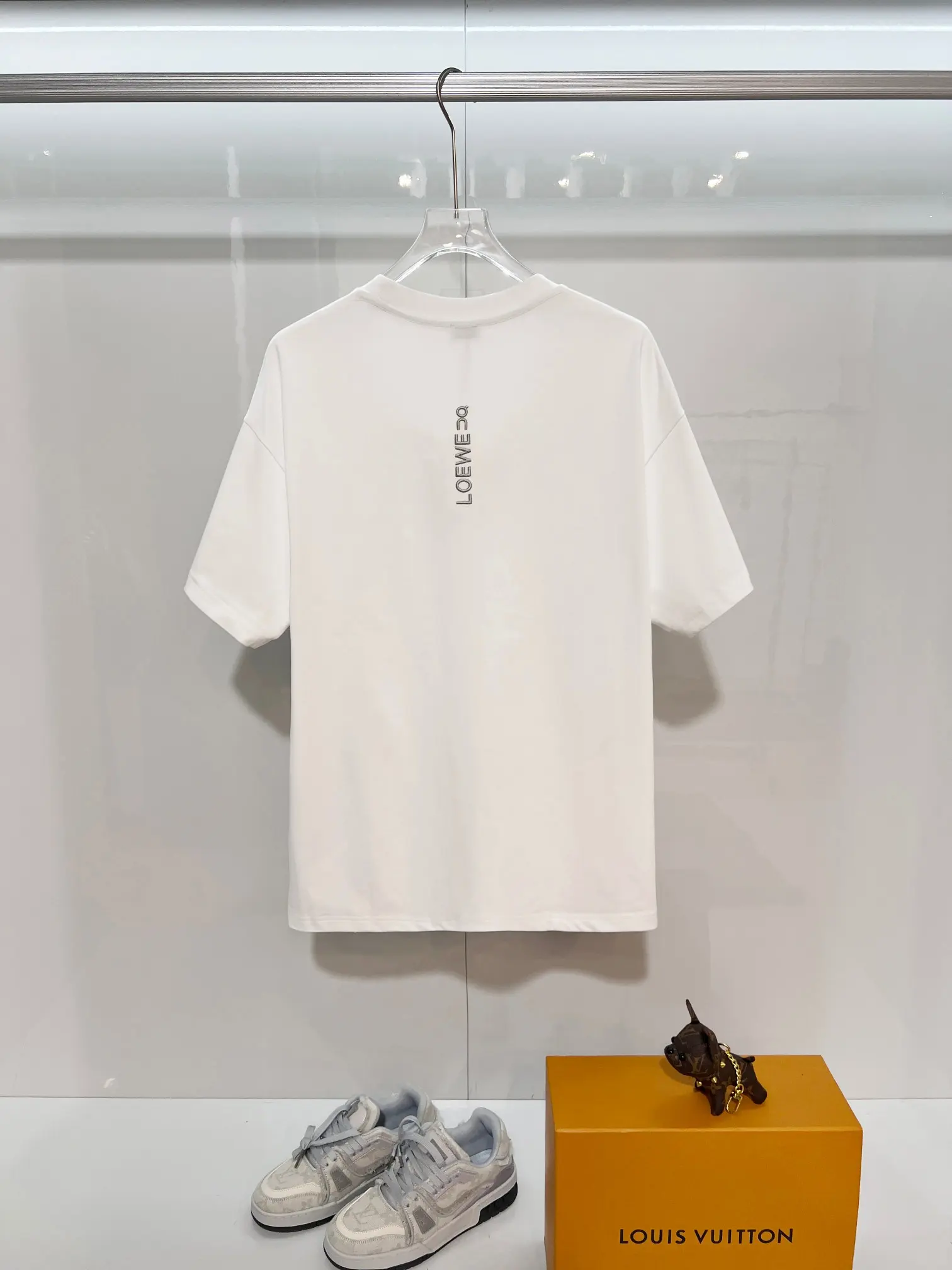 Loewe x On Embroidered Cotton T-Shirt D14013045 — view 2