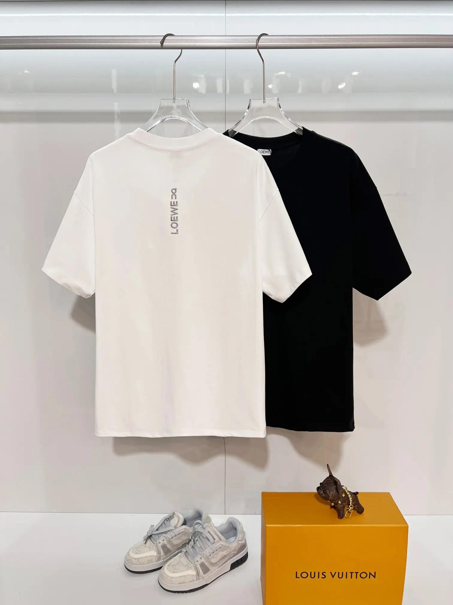 Loewe x On Embroidered Cotton T-Shirt D14013045 — view 12