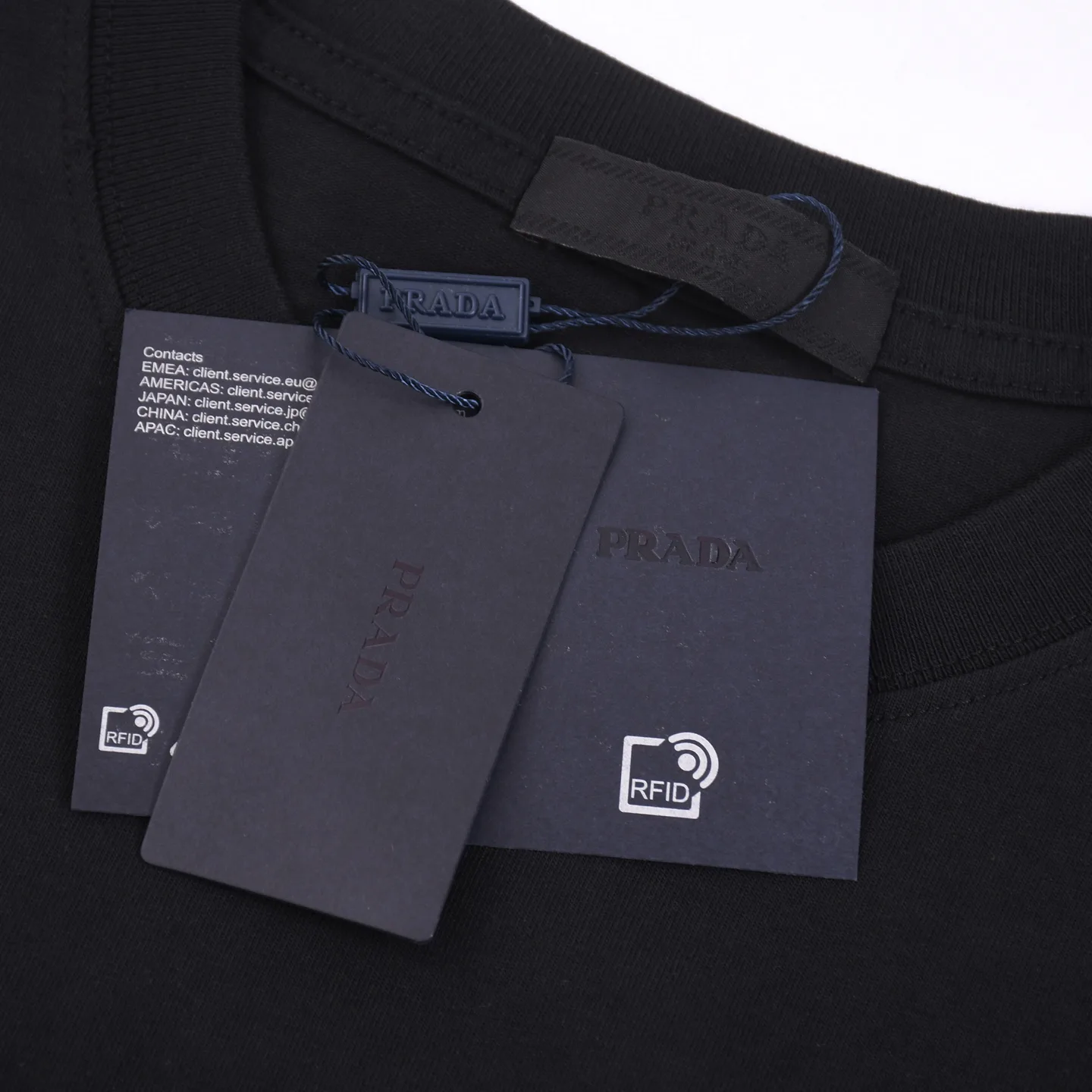 Embroidered Logo Cotton T-Shirt D14012058 — view 5